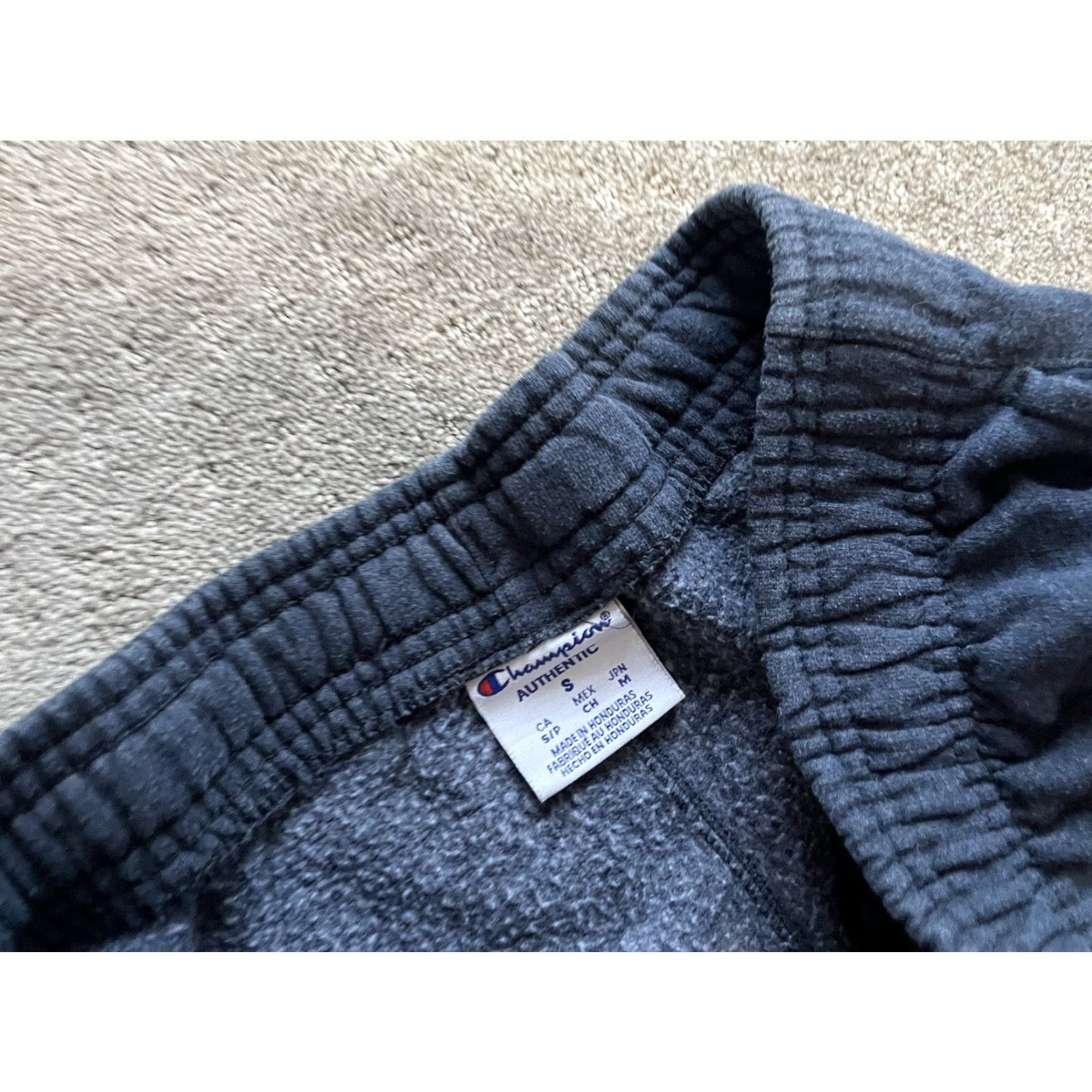 Champion Champion Sweatpants Men S Straight Pocket Blue Cotton Solid Mens Size US 29 - 5 Thumbnail