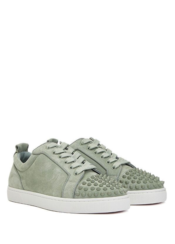 Christian Louboutin os11x0526 Louis Junior Spikes Sneakers in Light Green Size US 8 / EU 41 - 2 Thumbnail