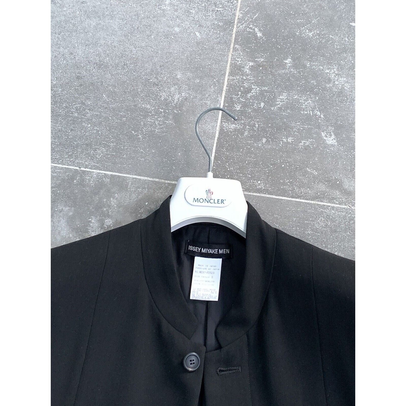 Issey Miyake × Japanese Brand × Vintage Men's ISSEY MIYAKE Wool Jacket 90s Coat Blazer SZ S EU 46-48 Size 48R - 12 Thumbnail