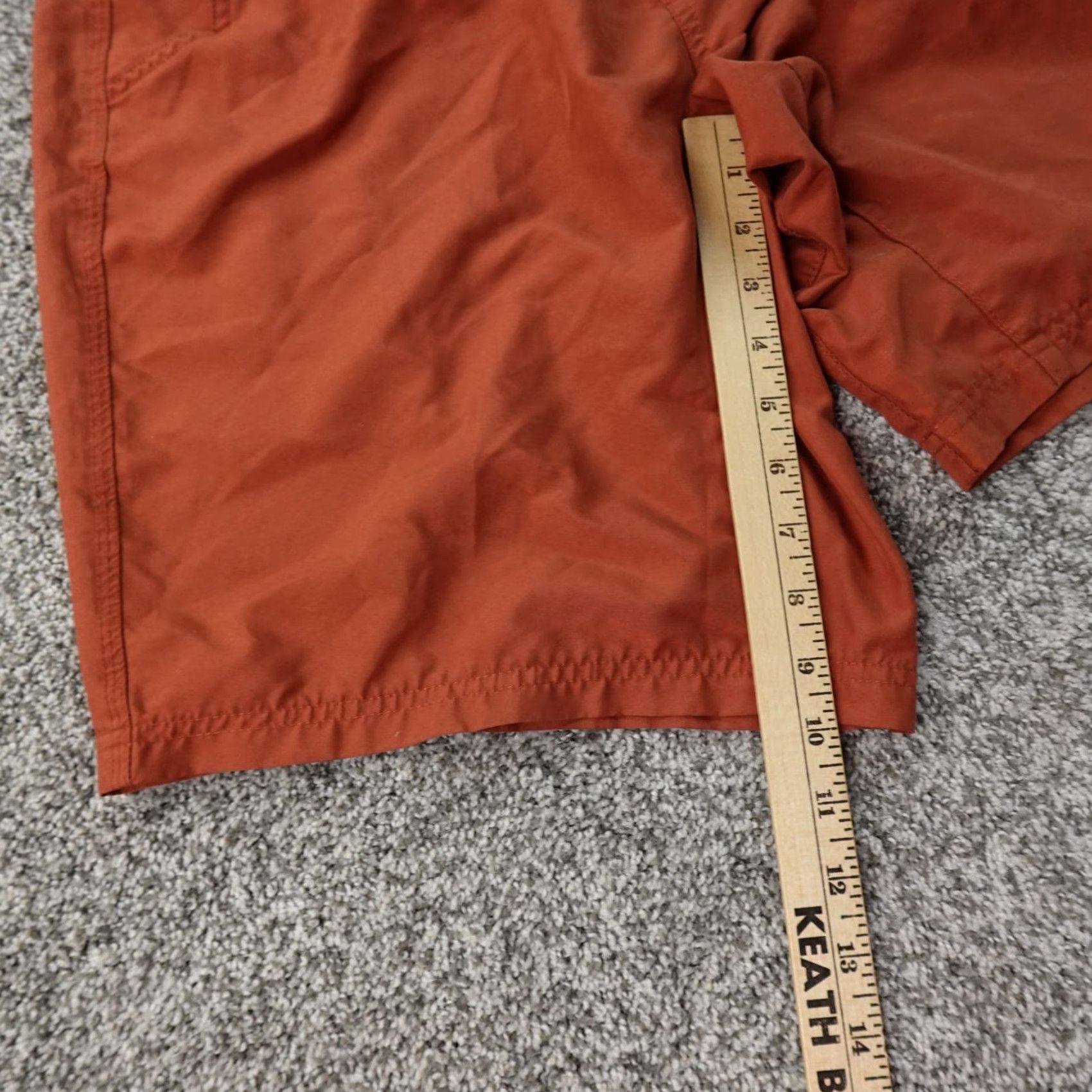 Prana Prana Shorts Mens L Orange Performance Outdoor Hiking Mojo Yoga Gym Workout Run - Regular Size US 33 - 3 Thumbnail