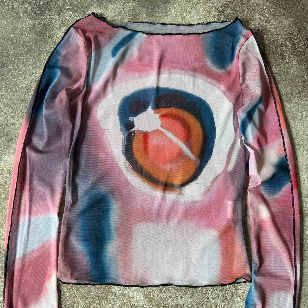 Hysteric Glamour × Japanese Brand Y2K Japanese Mesh Long Sleeve Top (like Jean Paul Gaultier) Size S / US 4 / IT 40 - 3 Thumbnail