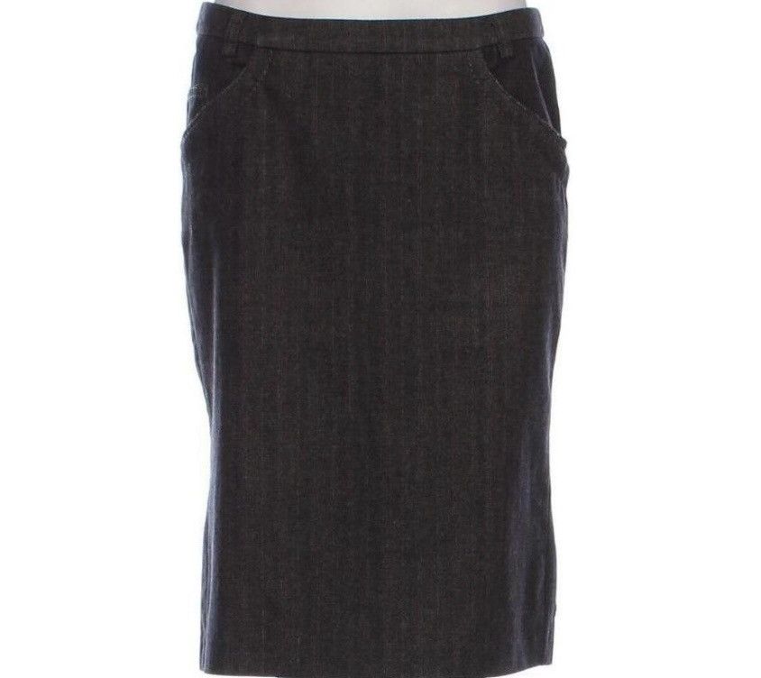 Hugo Boss Hugo Boss Black Midi Skirt |office siren| Minimalist Chic Size 36" / US 14 / IT 50 - 1 Thumbnail