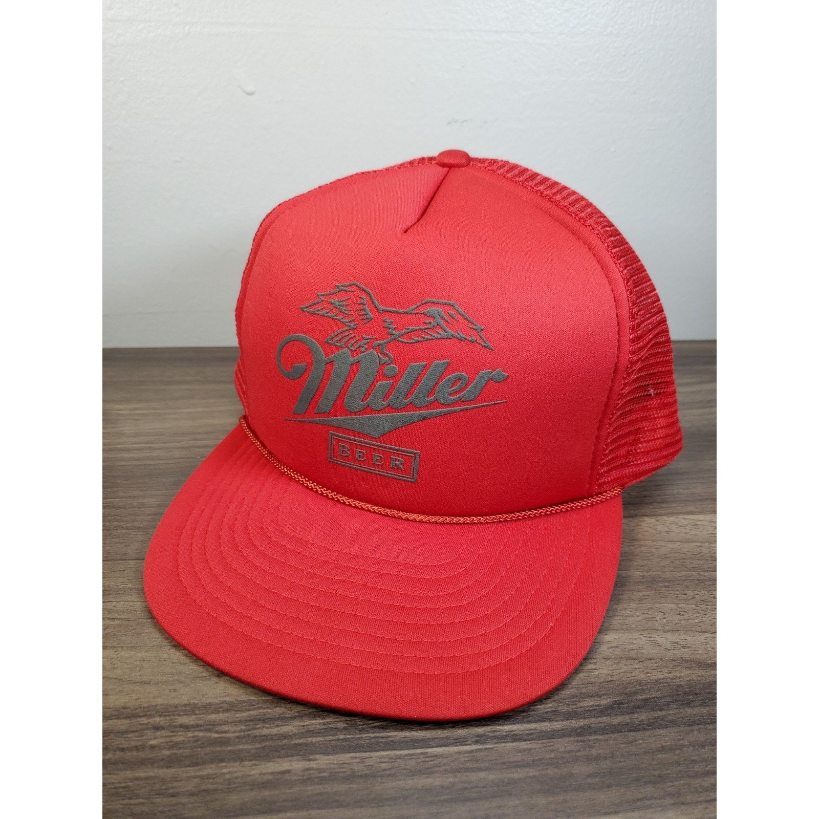 Vintage Miller Beer Trucker Hat Snapback Cap High Life MGD Draft Size ONE SIZE - 4 Thumbnail