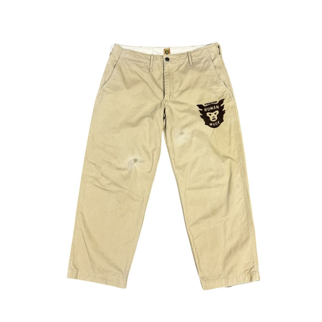 Human Made Human Made Chino Pants With Embroidered Patches Size US 35 - 1 Thumbnail