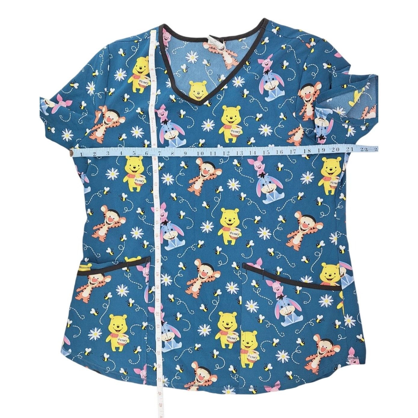 Disney Disney Winnie The Pooh Scrub Top Tigger Eeyore V-Neck Short Size M / US 6-8 / IT 42-44 - 10 Thumbnail