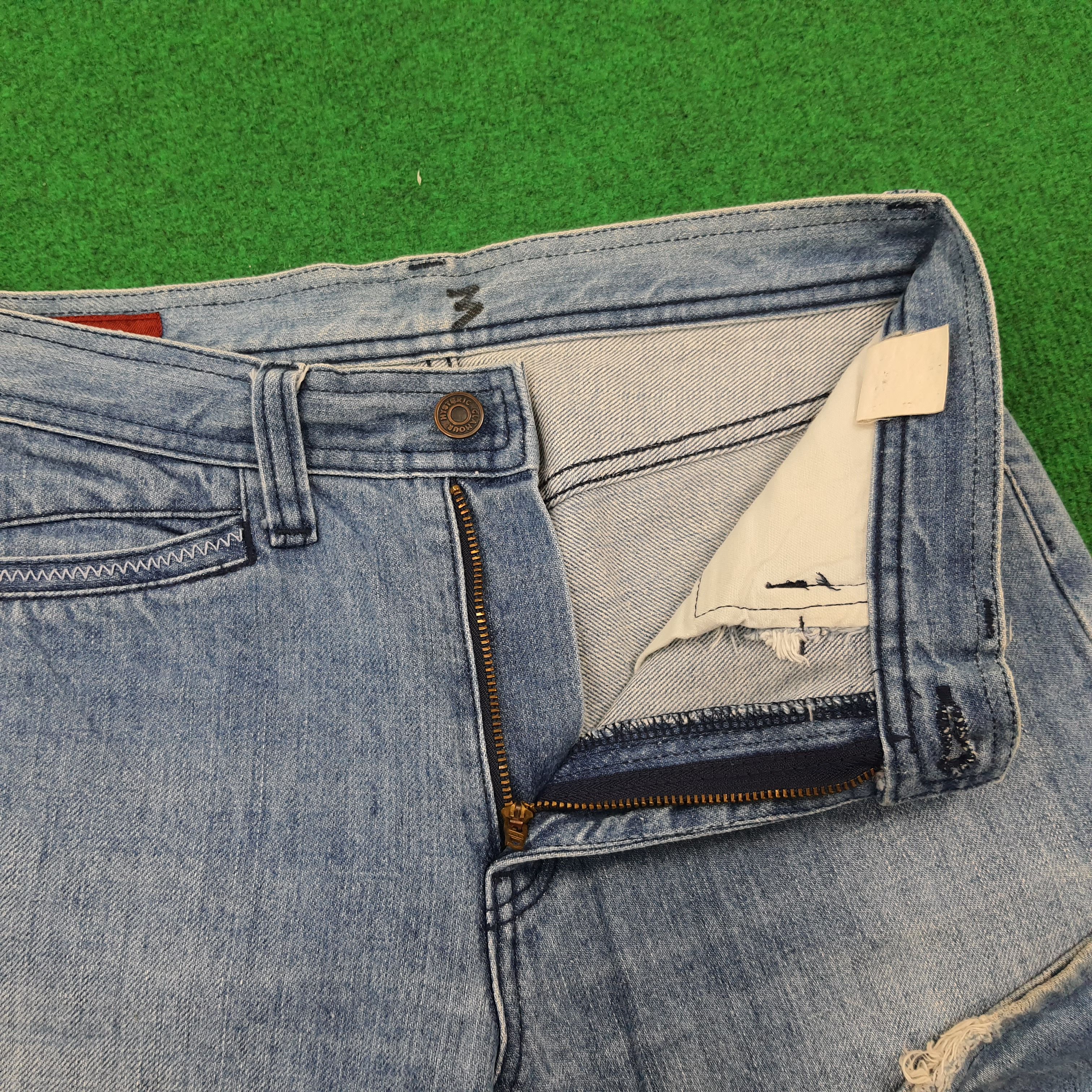 Hysteric Glamour × Japanese Brand × Vintage Vintage Hysteric Glamour Custom Logo Japan Brand Jeans Size US 28 / EU 44 - 7 Thumbnail
