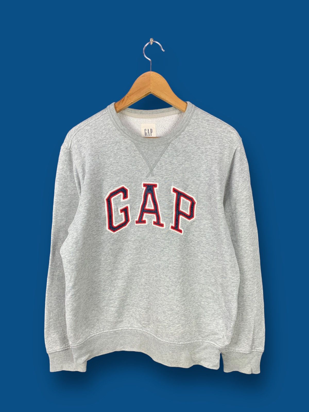 Gap Steals! GAP Spellout Big Logo Sweatshirt Size US S / EU 44-46 / 1 - 1 Thumbnail