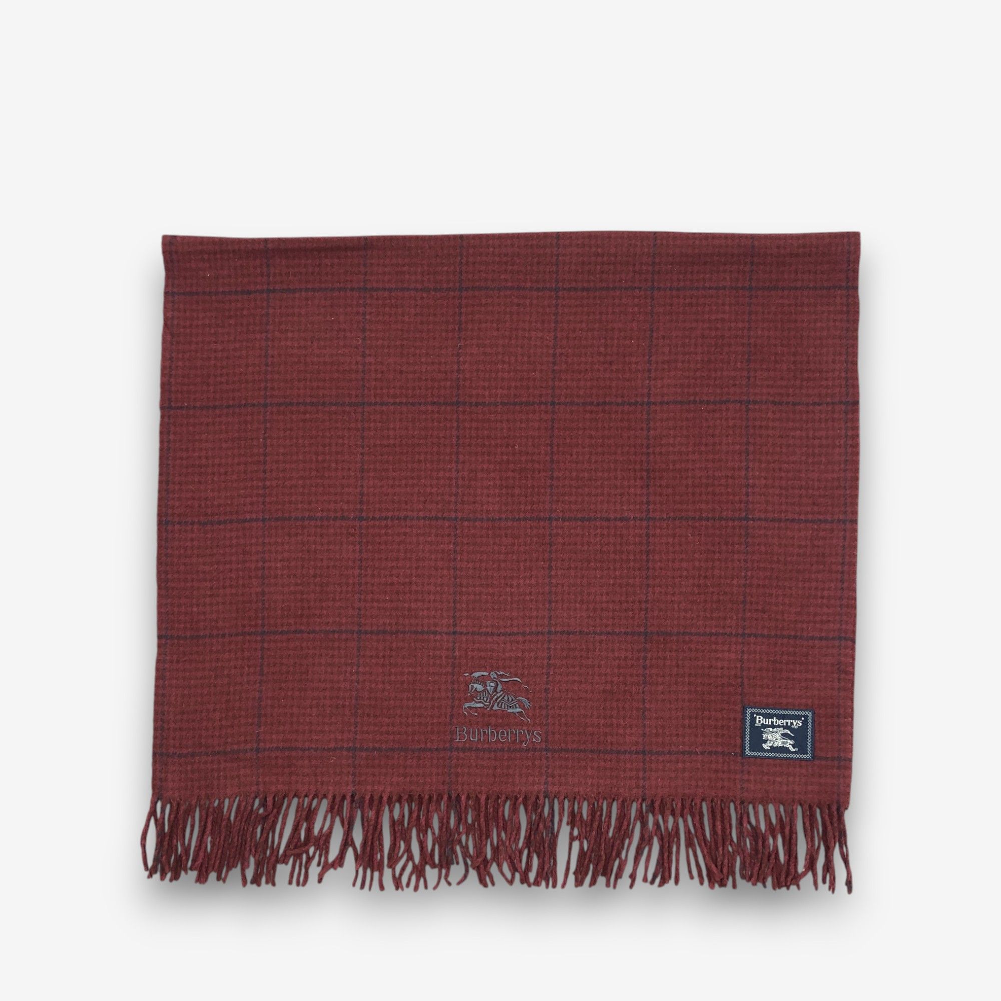 Burberry Vintage Burberry Scarf Muffler Wool Nova Check Scarves Size ONE SIZE - 3 Thumbnail