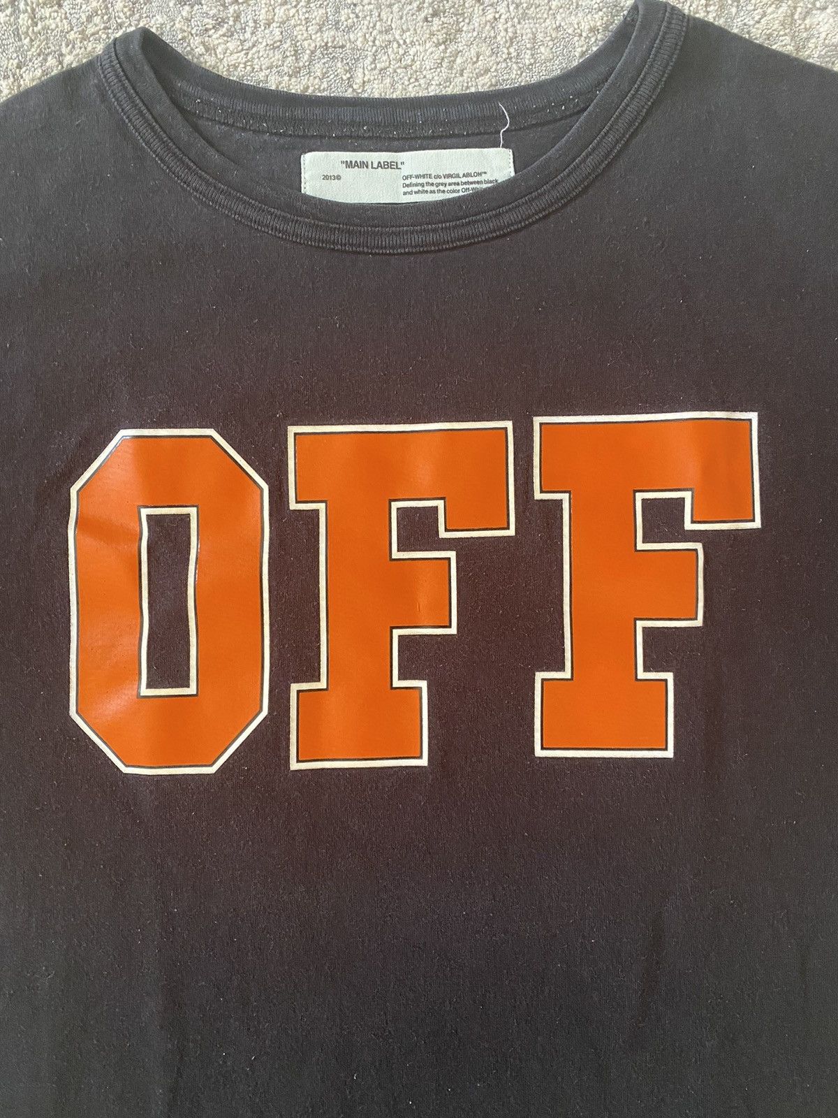 Off-White "OFF" Mens Logo Tee Size US M / EU 48-50 / 2 - 2 Thumbnail