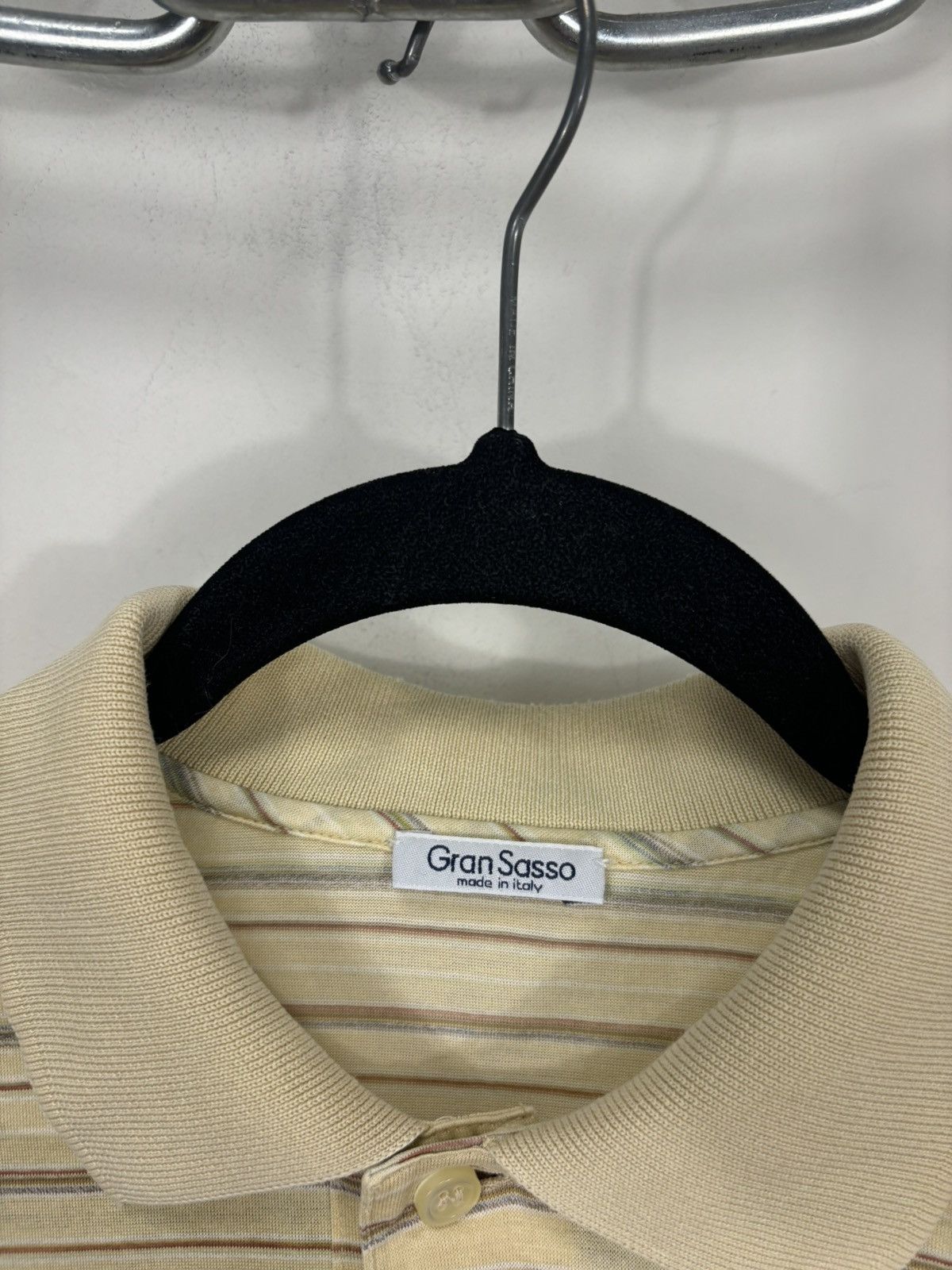 Gran Sasso Gran Sasso Men’s Italian Luxury Classic Striped Polo Shirt Size US L / EU 52-54 / 3 - 7 Thumbnail