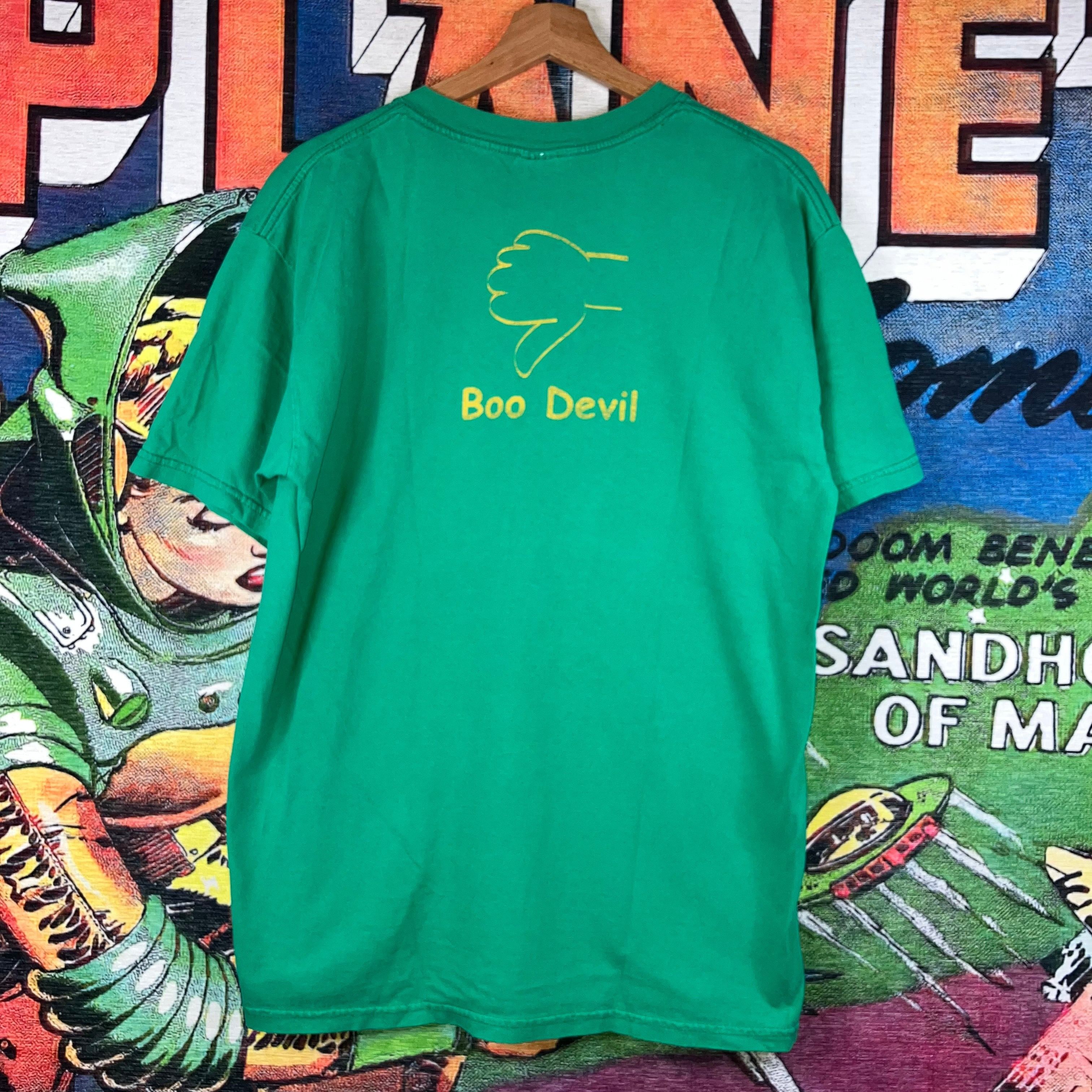 Vintage Y2K “Yea God, Boo Devil” Jesus Tee Size L Size US L / EU 52-54 / 3 - 2 Thumbnail