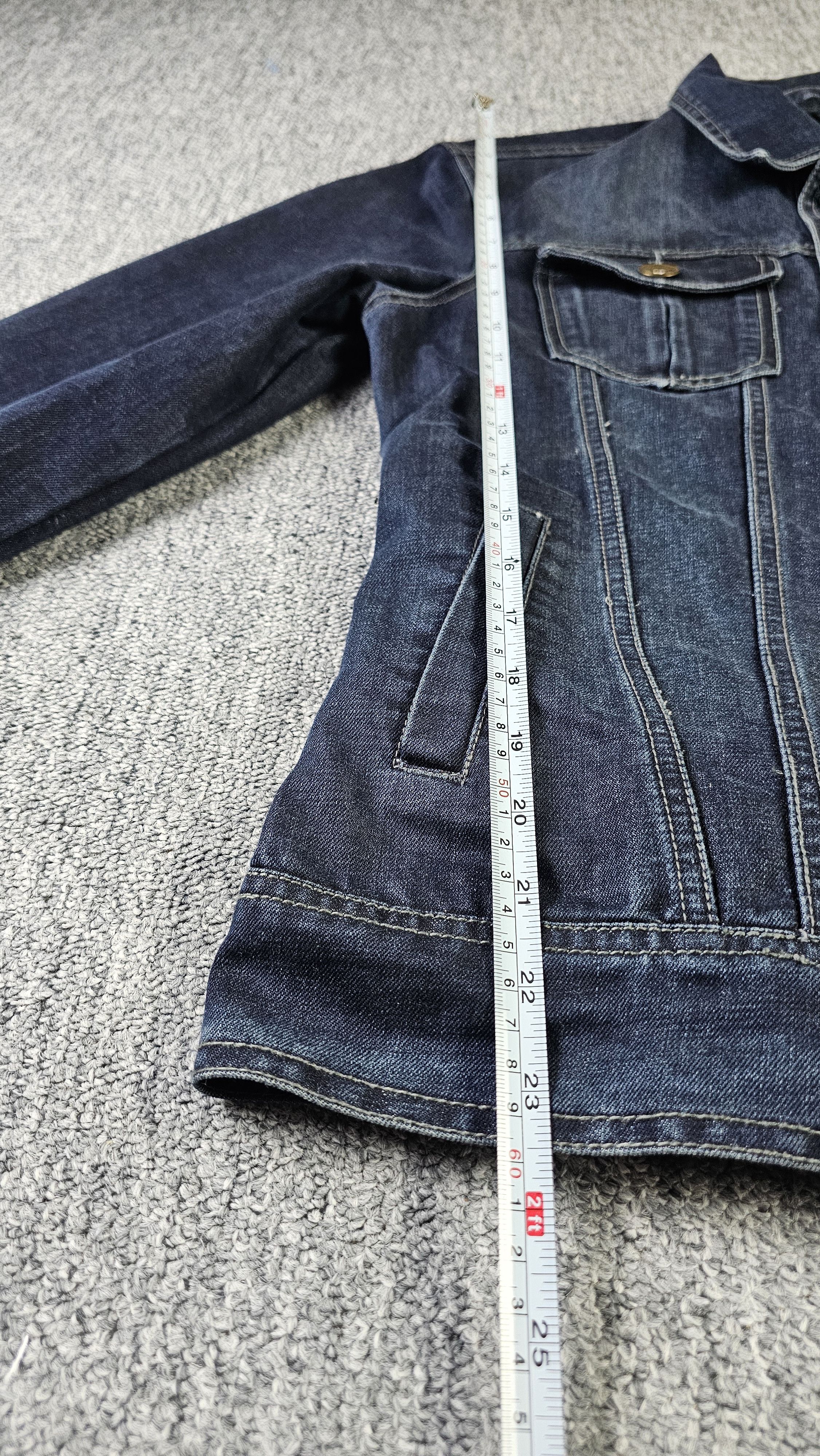 DHL Vintage Y2K DHL Embroidered Denim Jacket (Vetements Style) Size L / US 10 / IT 46 - 14 Thumbnail