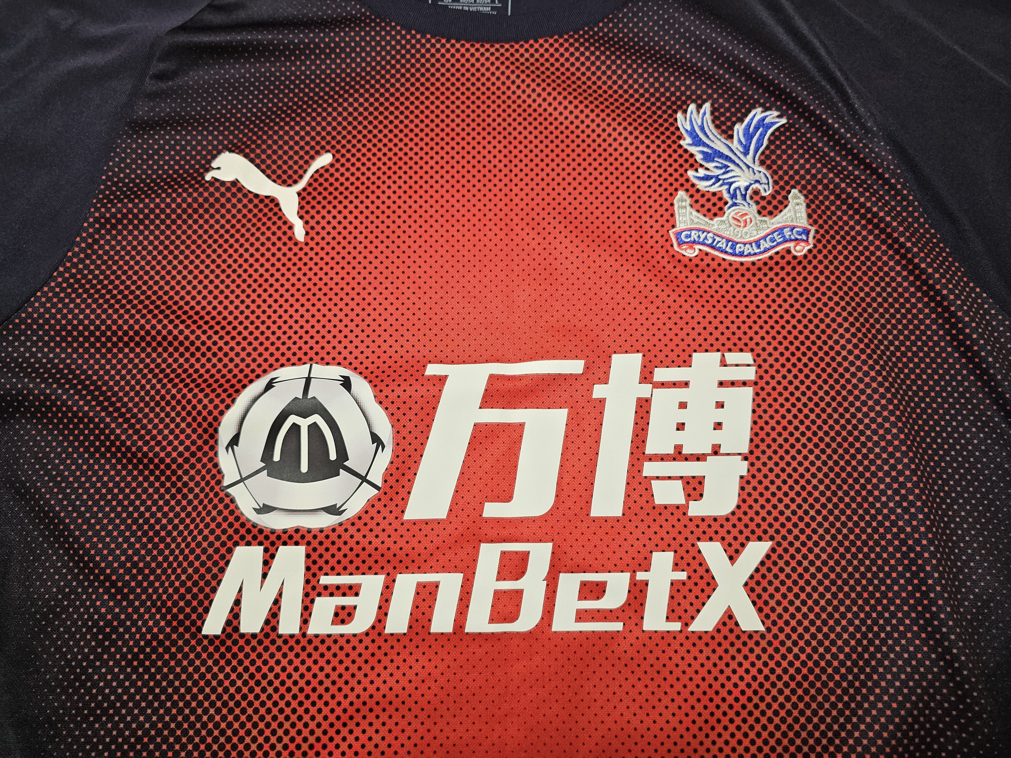 Puma CRYSTAL PALACE 2018 2019 FOOTBALL SHIRT SOCCER JERSEY Size US L / EU 52-54 / 3 - 3 Thumbnail