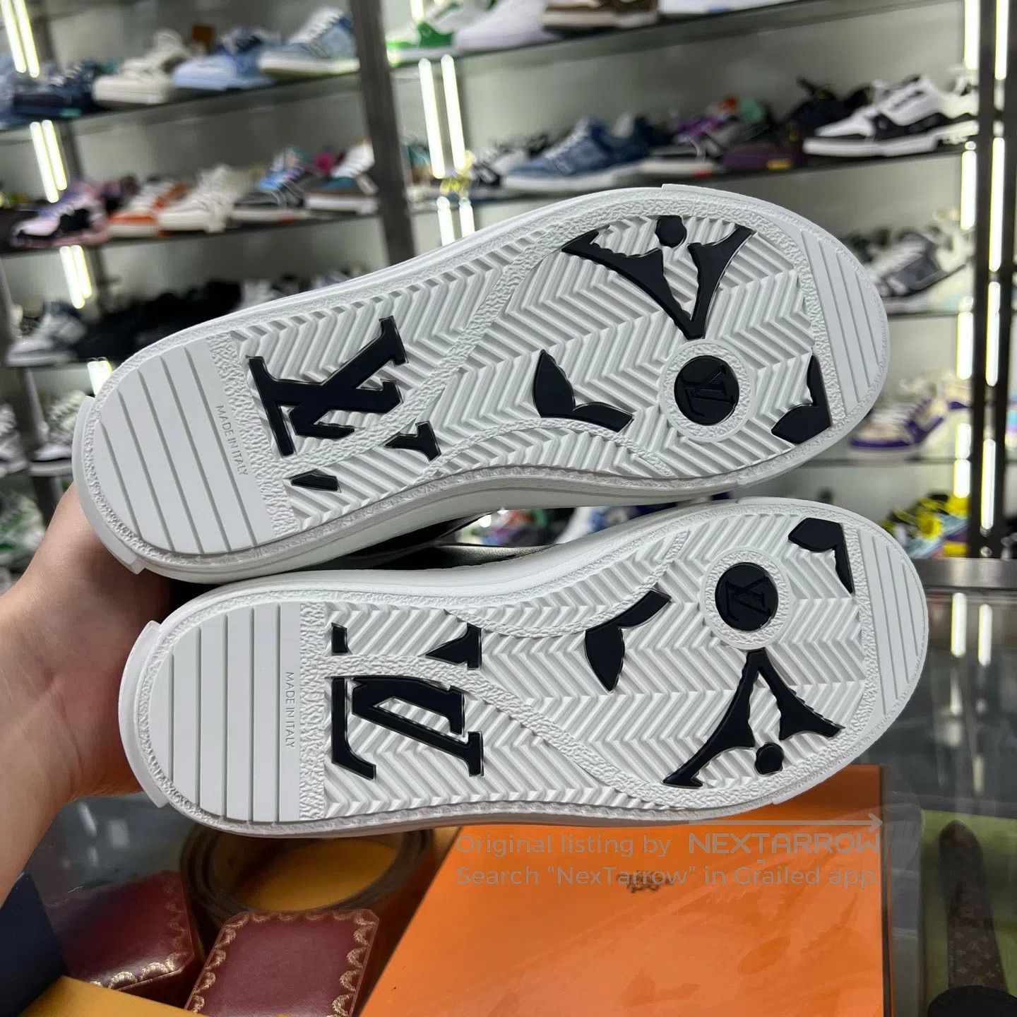 Louis Vuitton Louis Vuitton Charlie Black and White Stitch Plate Shoes Size US 5.5 / IT 35.5 - 6 Thumbnail