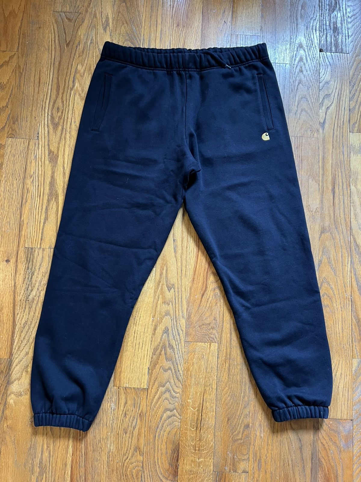 Carhartt NAVY CHASE SWEATPANT Size US 34 / EU 50 - 1 Thumbnail