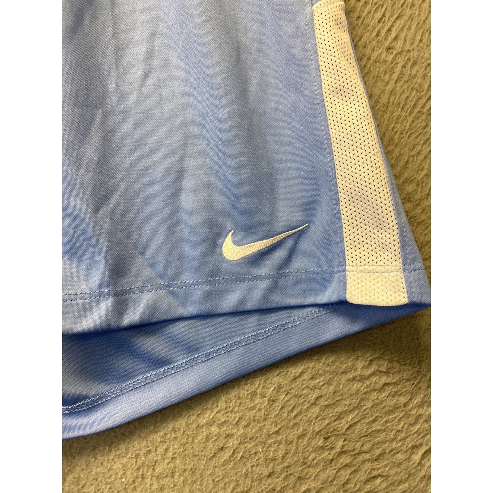 Nike NIKE Dri-Fit Shorts Women Size L Blue Running Athletic Womens Size 33" - 2 Thumbnail