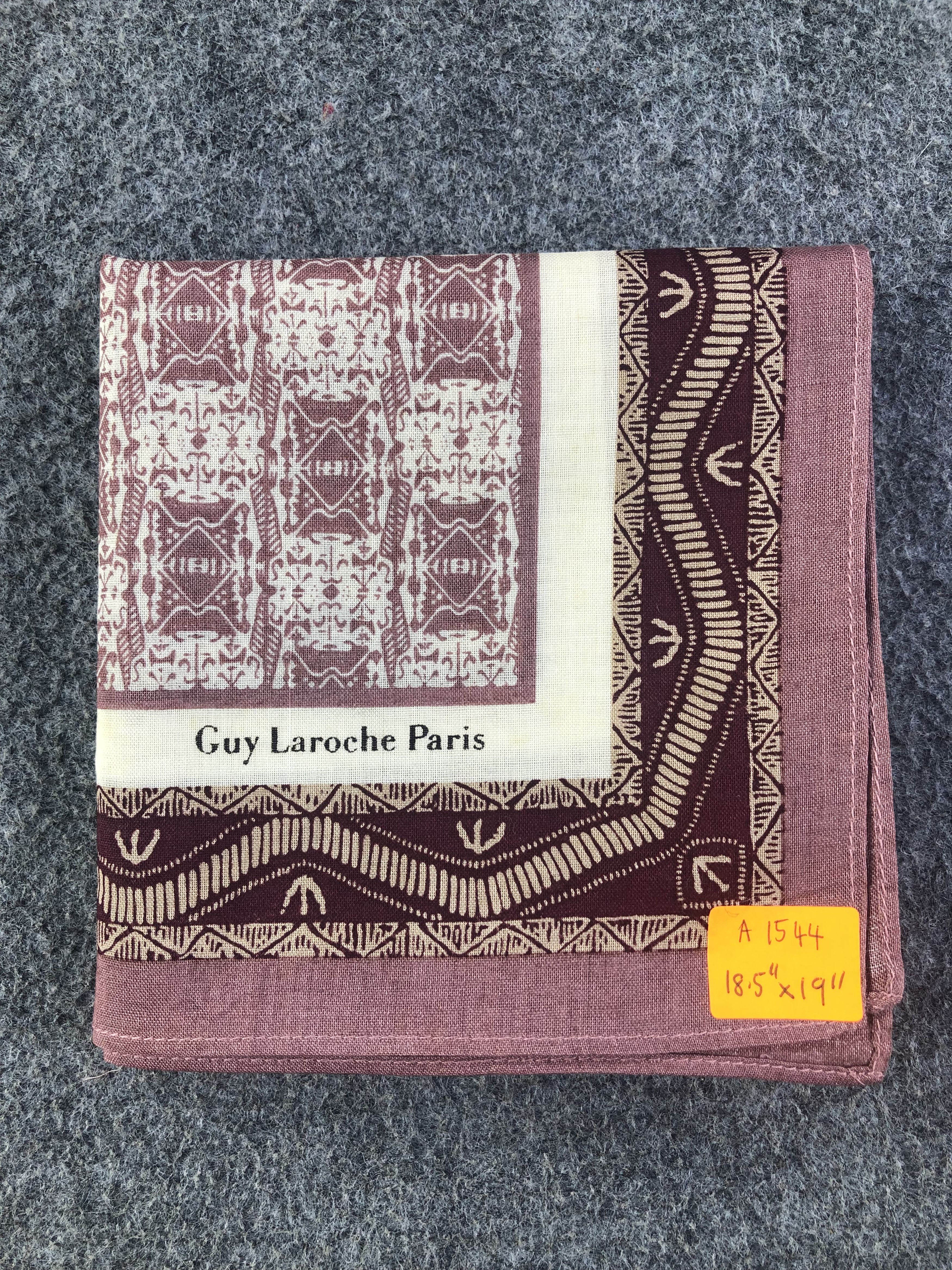 Guy Laroche × Vintage Guy Laroche Handkerchief / Bandana / Neckerchief Size ONE SIZE - 5 Thumbnail