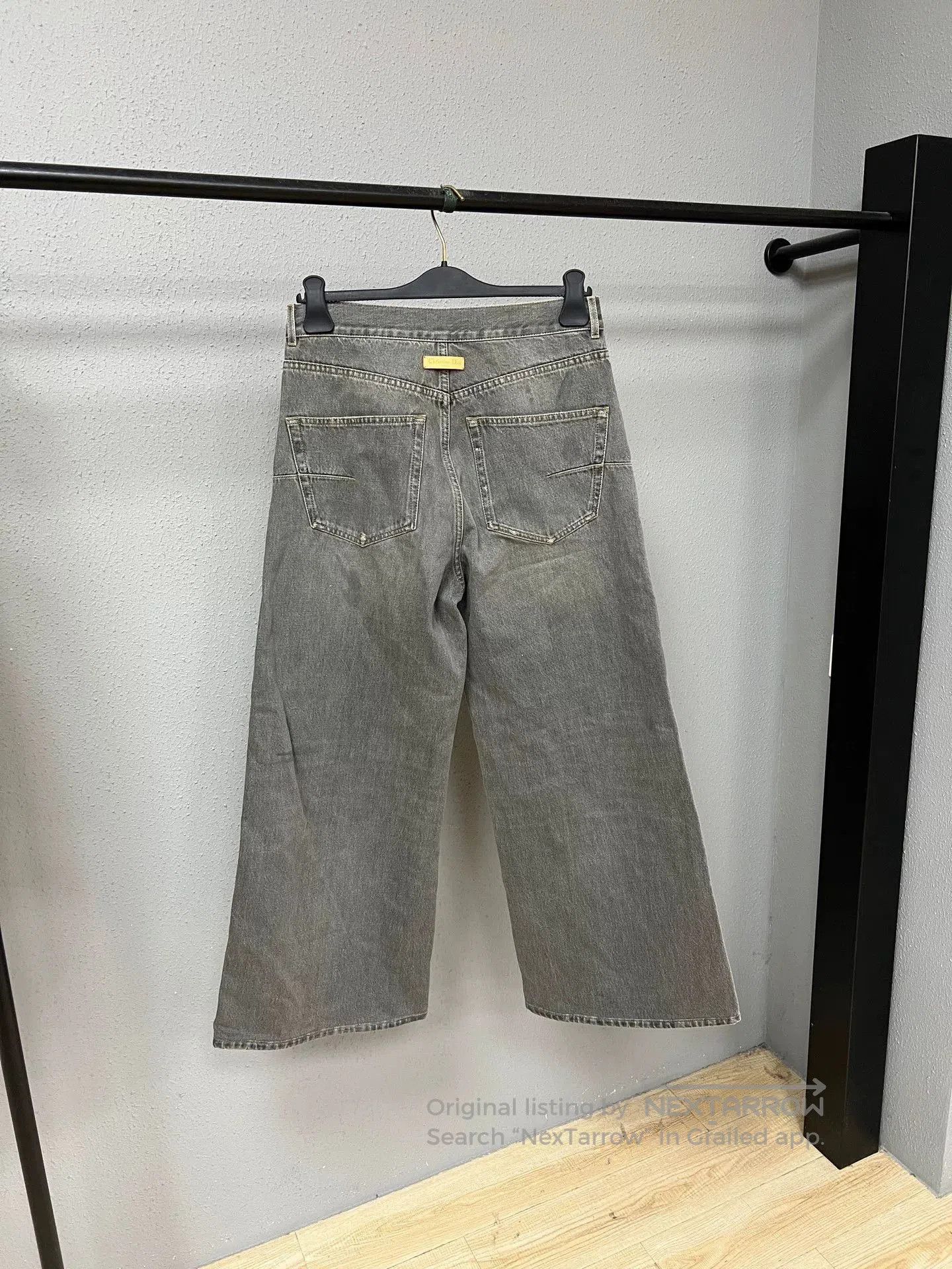 Dior Dior Distressed Wide-Leg Jeans. Size 37" - 2 Thumbnail