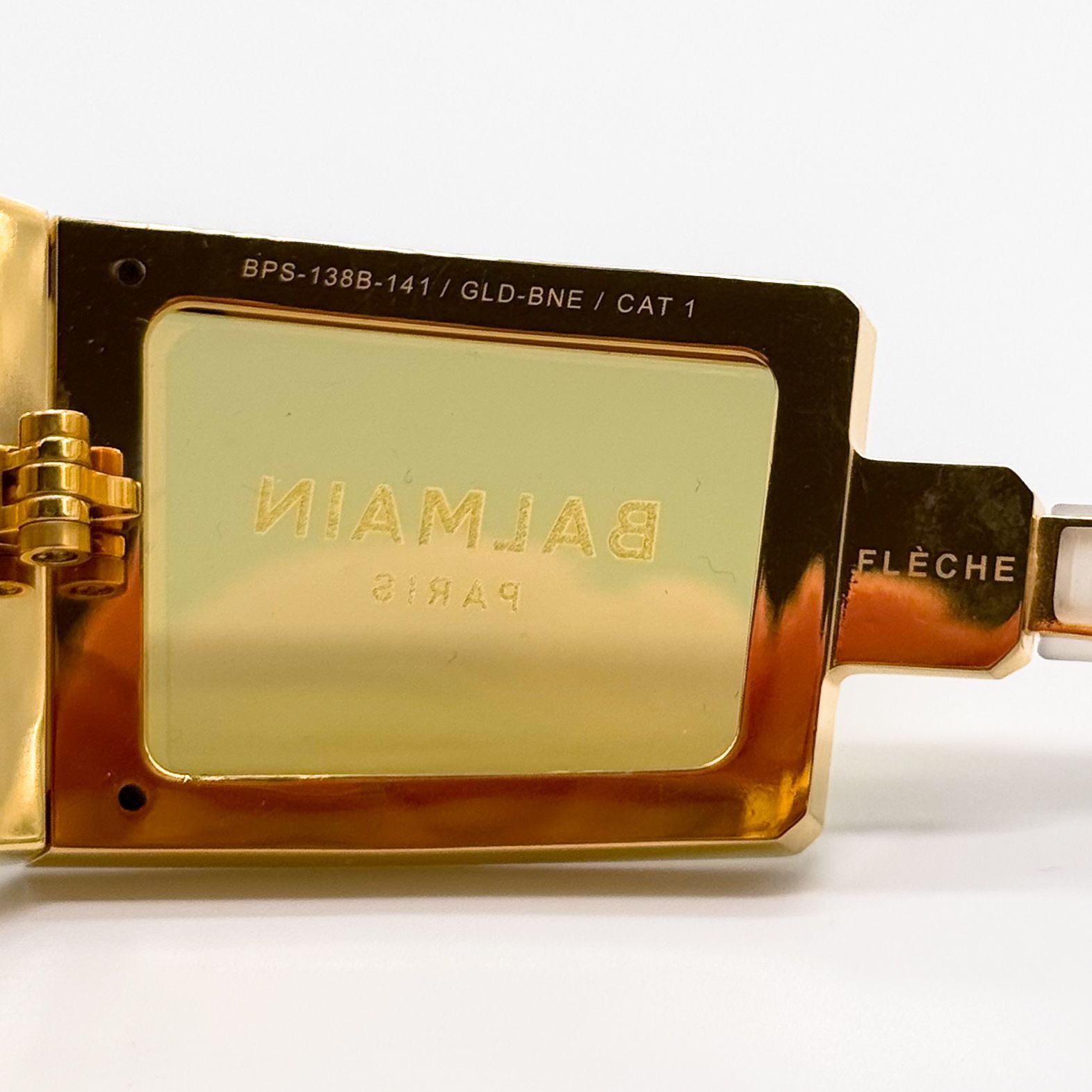Balmain NEW BALMAIN SUNGLASSES BPS-138B GOLD UNISEX EYEWEAR BALMAIN Size ONE SIZE - 11 Thumbnail