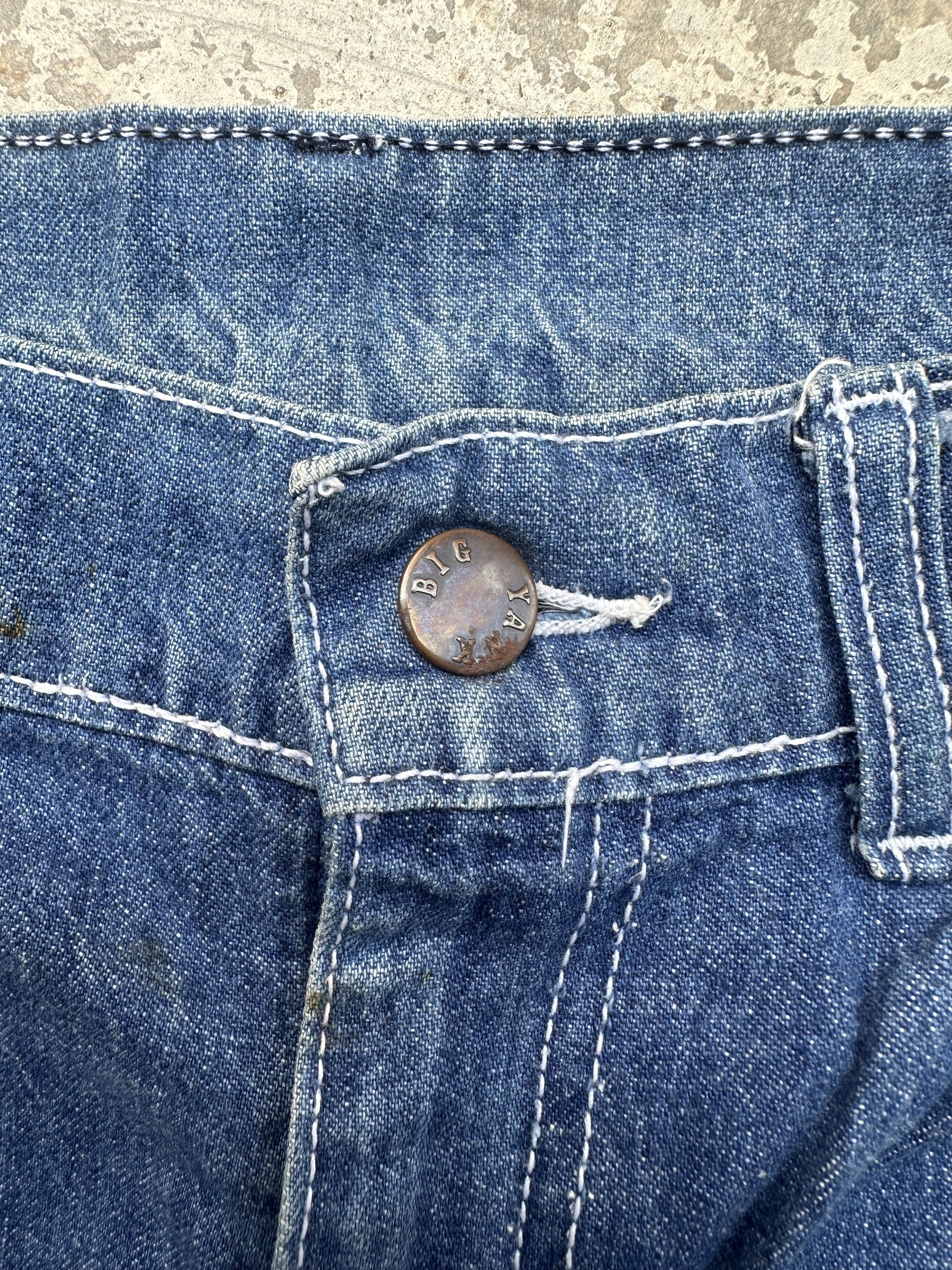 Vintage Vintage 70s Big Yank Carpenter Patina Denim Pant Size US 29 - 12 Thumbnail