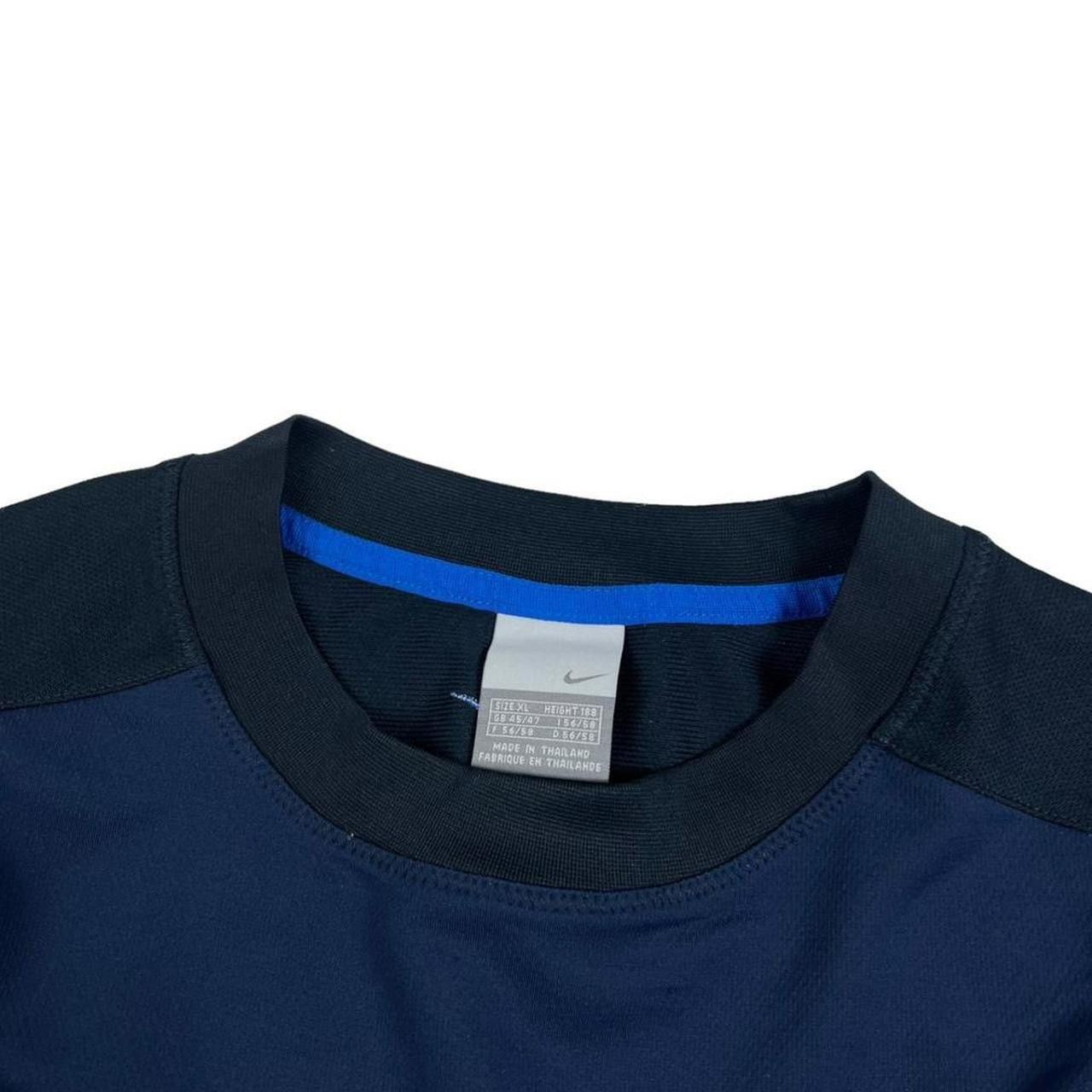 Nike Vintage 2000s Nike Shox Navy Blue T-Shirt - Extra Large Size US XL / EU 56 / 4 - 5 Thumbnail