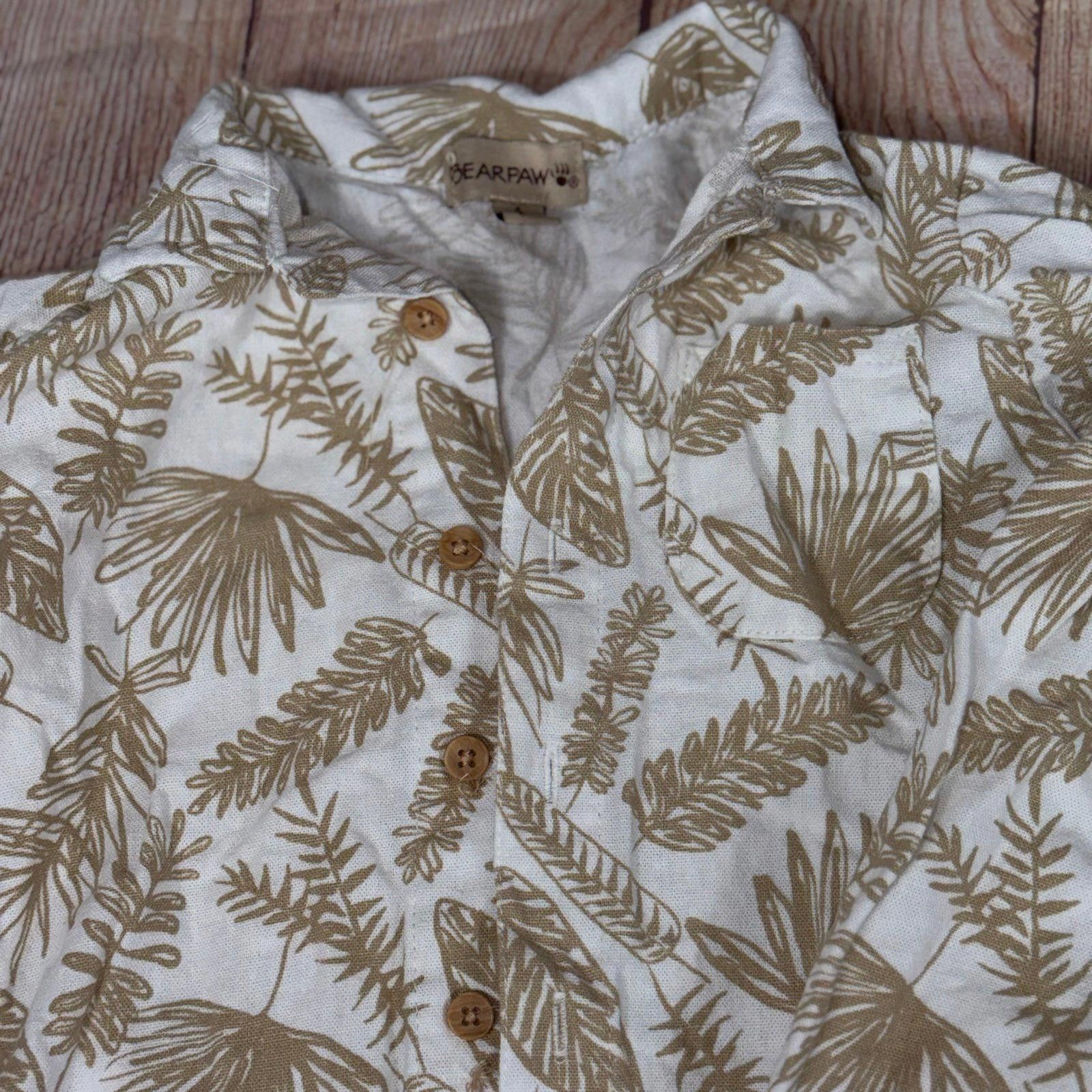 Other Bearpaw Boys Tropical Print Shirt and Shorts Set Size 4 Size ONE SIZE - 2 Thumbnail