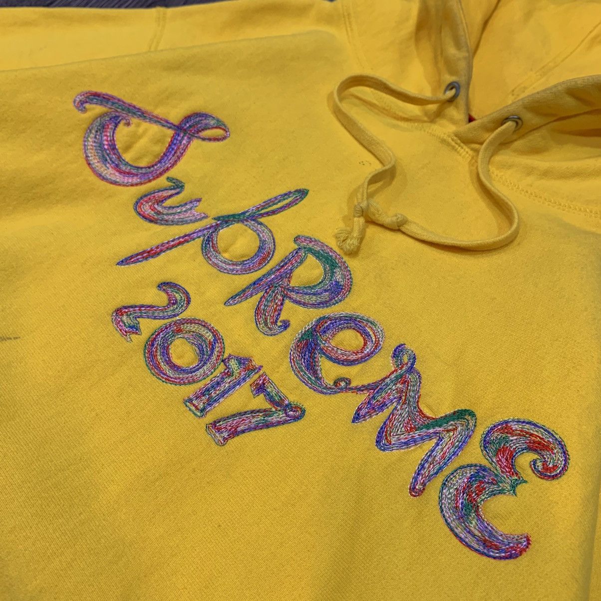 Supreme SUPREME BRUSH LOGO HOODIE Size US M / EU 48-50 / 2 - 3 Thumbnail