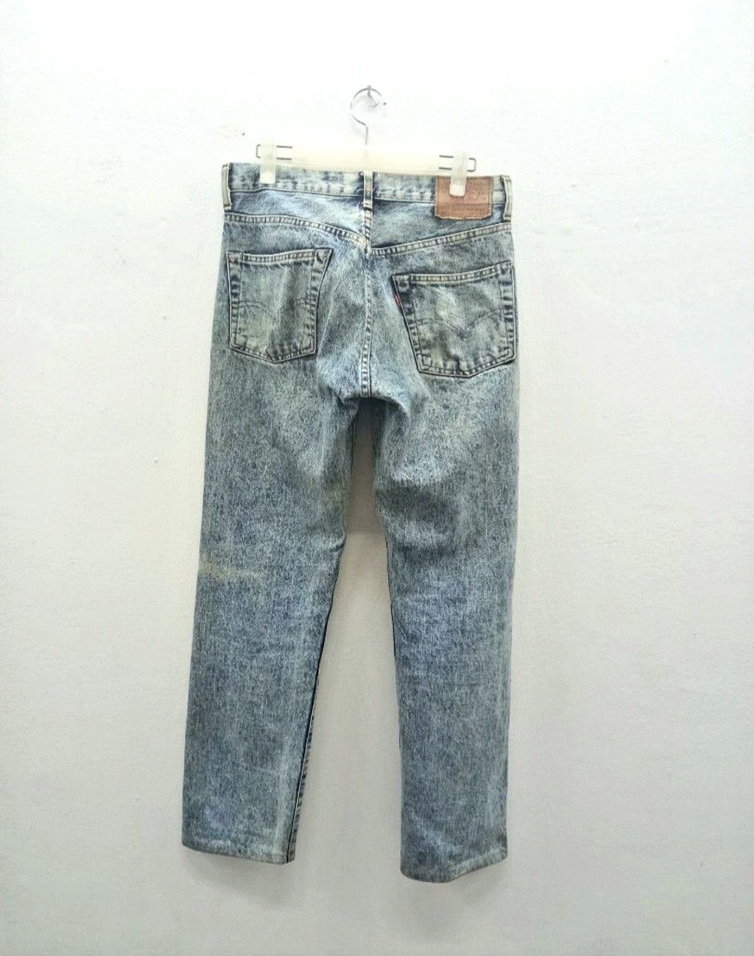 Levi's × Levi's Vintage Clothing Levis Big E 502 Acid Wash Selvedge Jeans Size US 31 - 2 Thumbnail