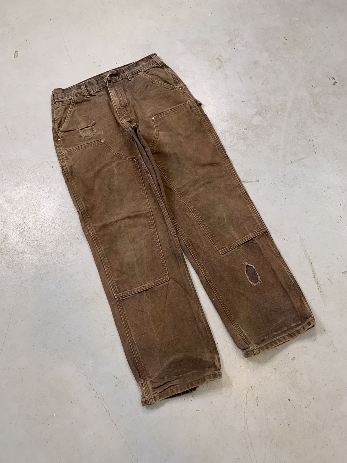 Carhartt Vintage Carhartt B136 dkb double knee pants Size US 30 / EU 46 - 1 Thumbnail