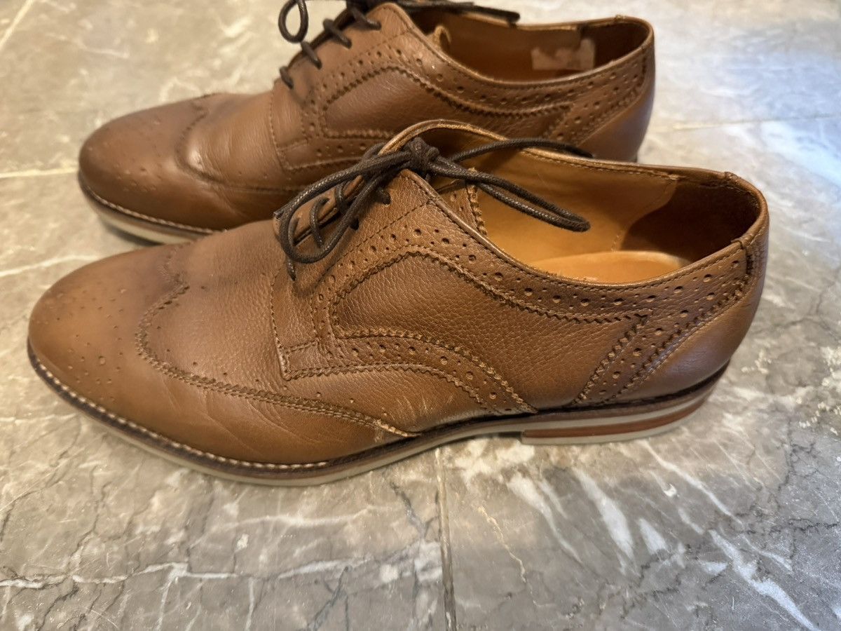 Massimo Dutti Massimo Dutti Brown Leather Brogue Wingtip Derby — EU 40 Size US 8 / EU 41 - 2 Thumbnail