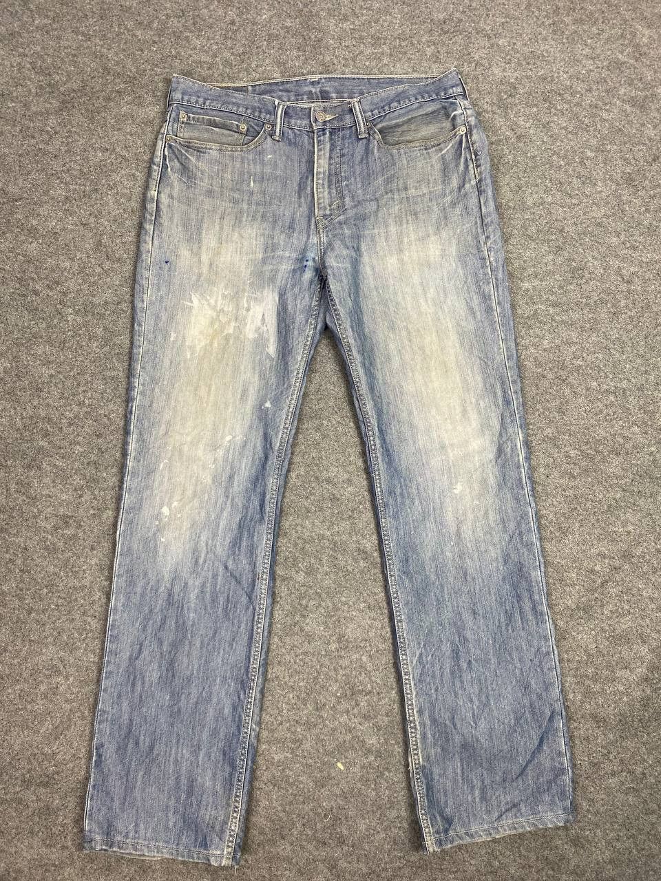Levi's levis 514 paint splatter denim nice design Size US 36 / EU 52 - 6 Thumbnail