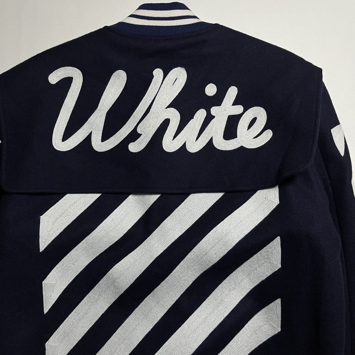 Off-White Off-White VIRGIL ABLOH 2015 Fall/Winter Letterman Jacket Size US XS / EU 42 / 0 - 8 Thumbnail