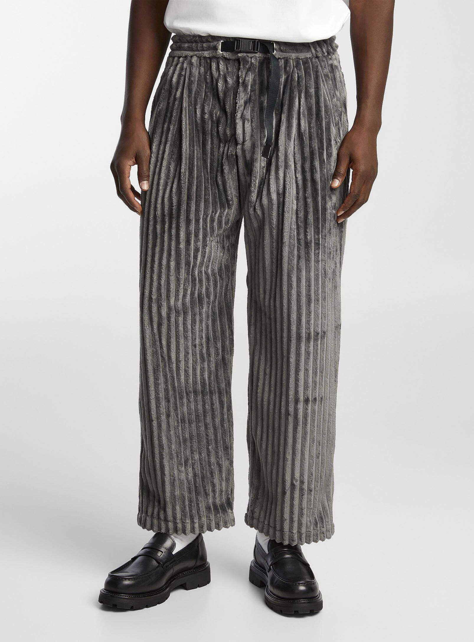 Other BNWT AW24 WHITESAND PLUSH RIBBED PANTS 46 Size US 30 / EU 46 - 1 Thumbnail