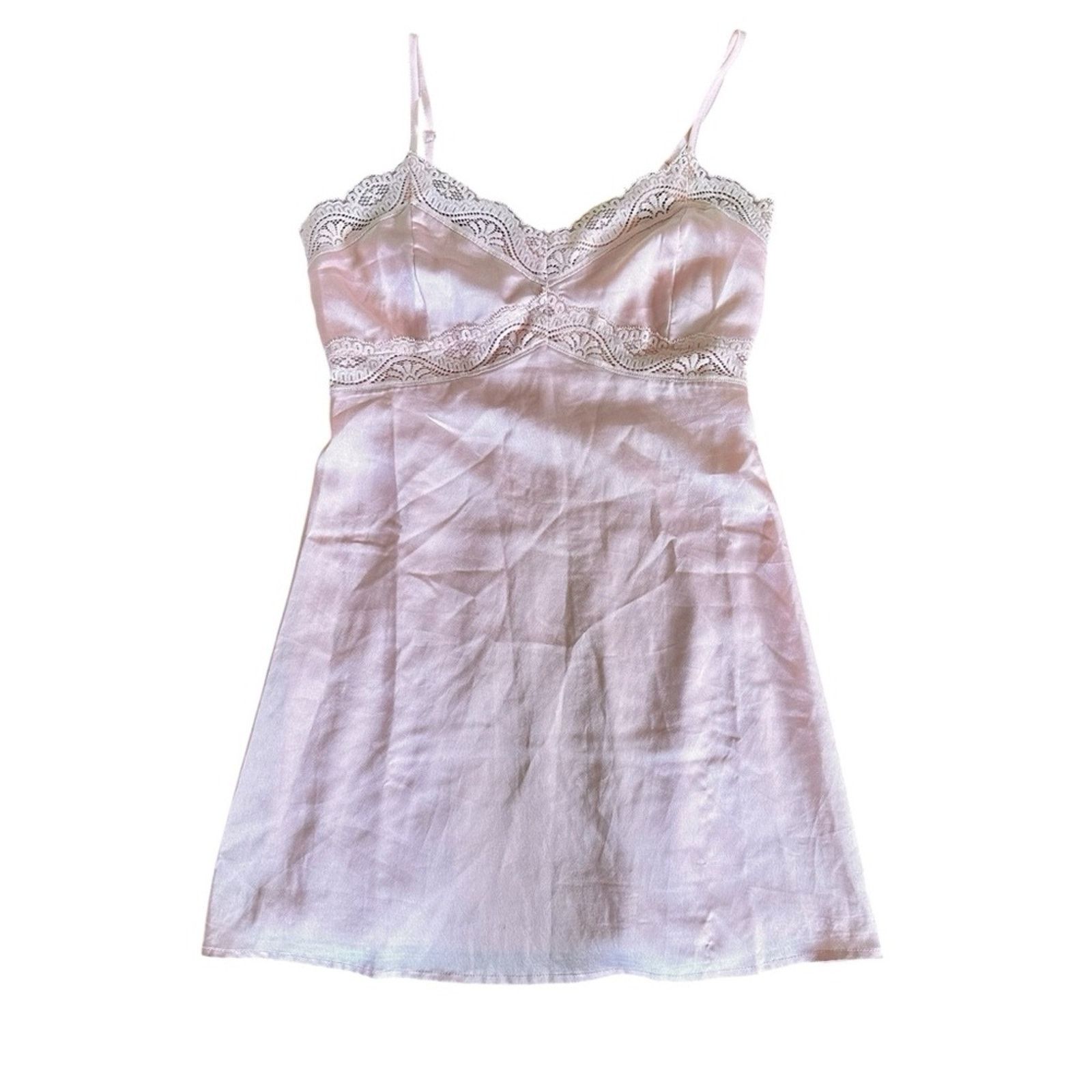 superdown Superdown Helena Lace Slip Dress – Nude Pink – Size S – EUC Size S / US 4 / IT 40 - 4 Thumbnail