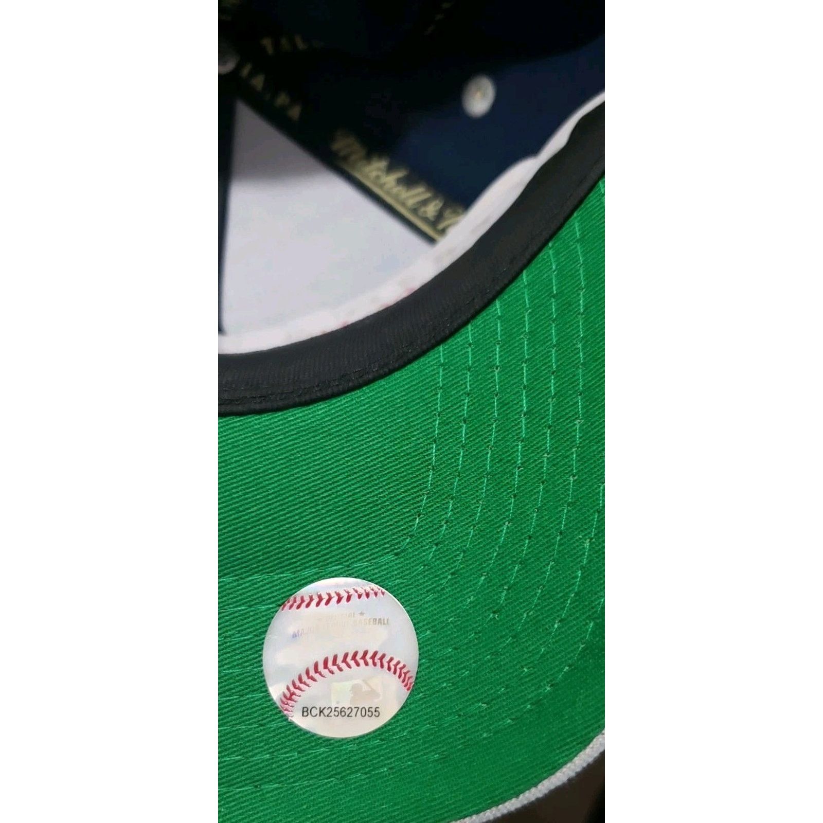 Mitchell & Ness New York Yankees Hat Cap Topps Snapback Navy Mitchell & Ness Size ONE SIZE - 6 Thumbnail
