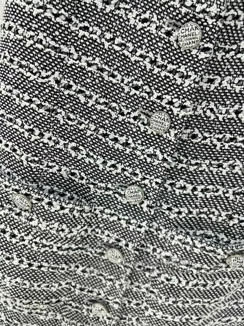 Chanel Chanel 24P striped grey dress Size XS / US 0-2 / IT 36-38 - 6 Thumbnail