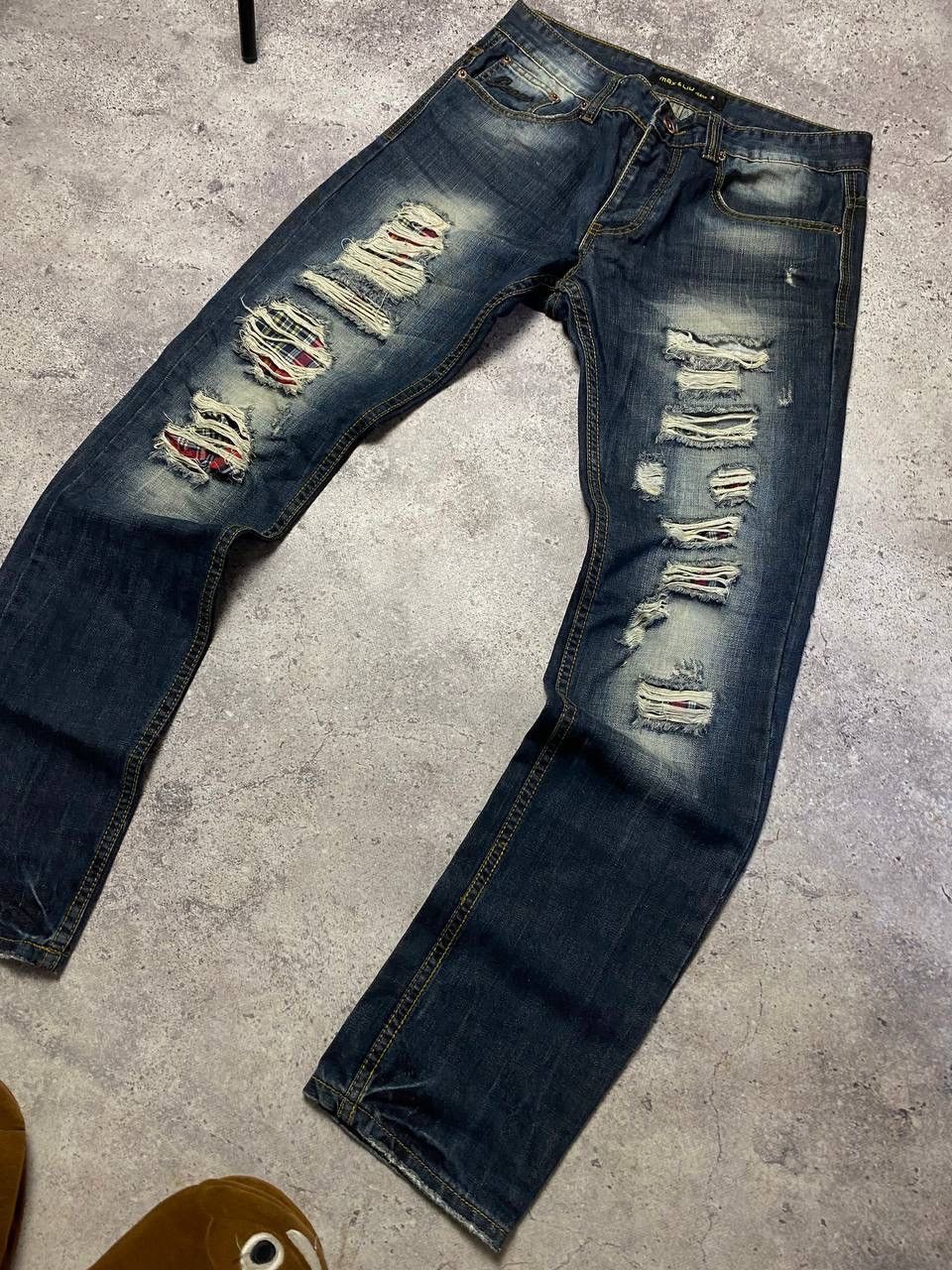 Japanese Brand × Vintage Vintage Max&Liu Pants Denim Junya Watanabe Vibe Y2k Size US 30 / EU 46 - 2 Thumbnail