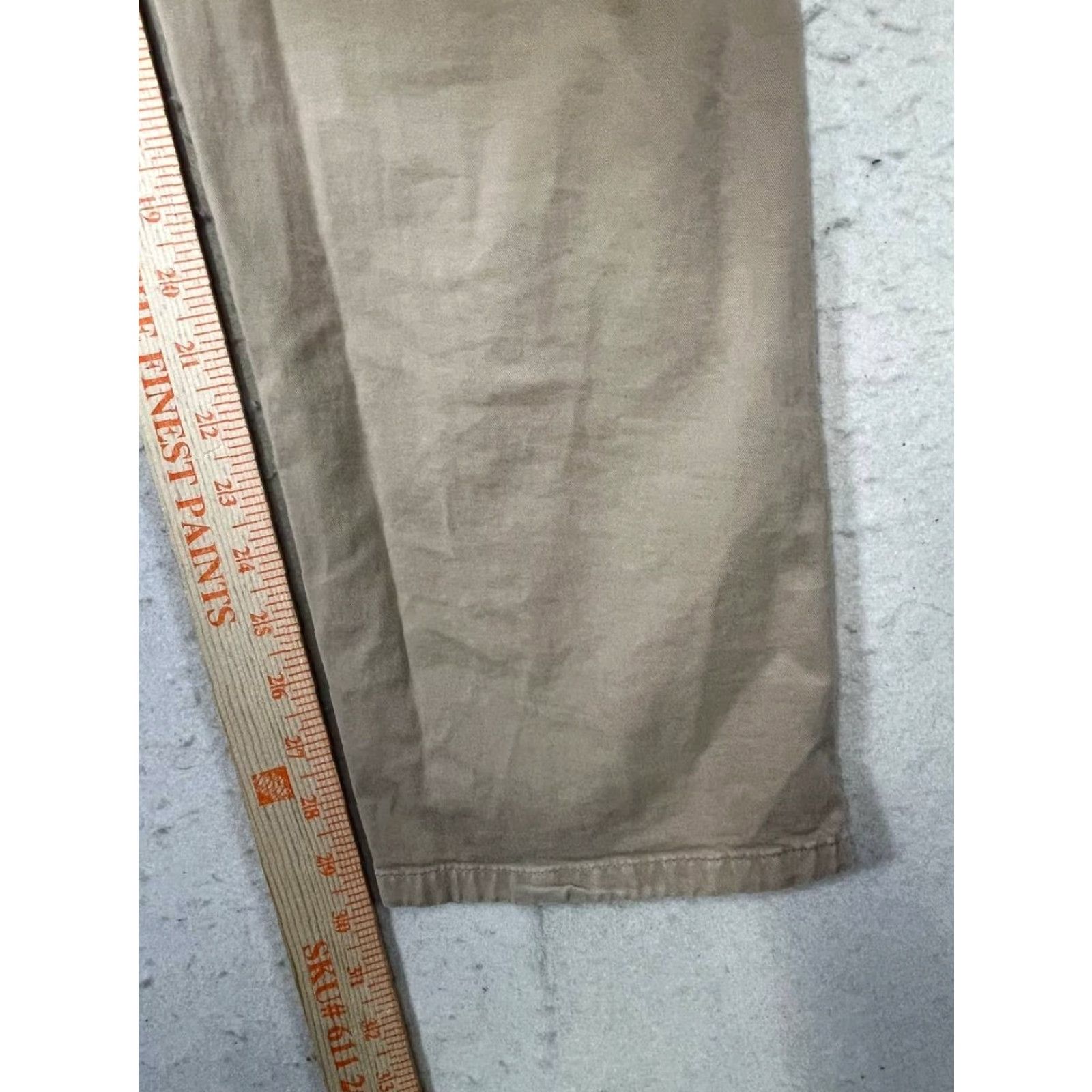 Marine Layer VINTAGE Marine Layer Men Pants Chino Slim Straight 30in Inseam Beige Brown XL Size US 36 / EU 52 - 5 Thumbnail