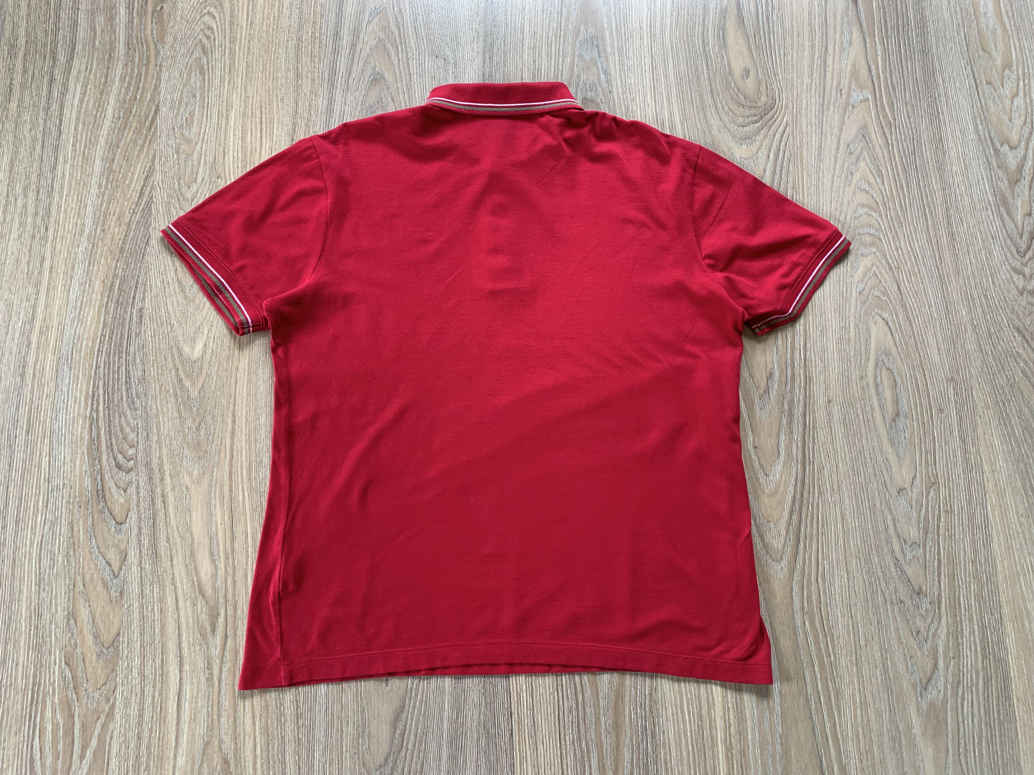 Roberto Cavalli Roberto Cavalli Class Red Cotton Polo Slim Shirt Size US XL / EU 56 / 4 - 3 Thumbnail
