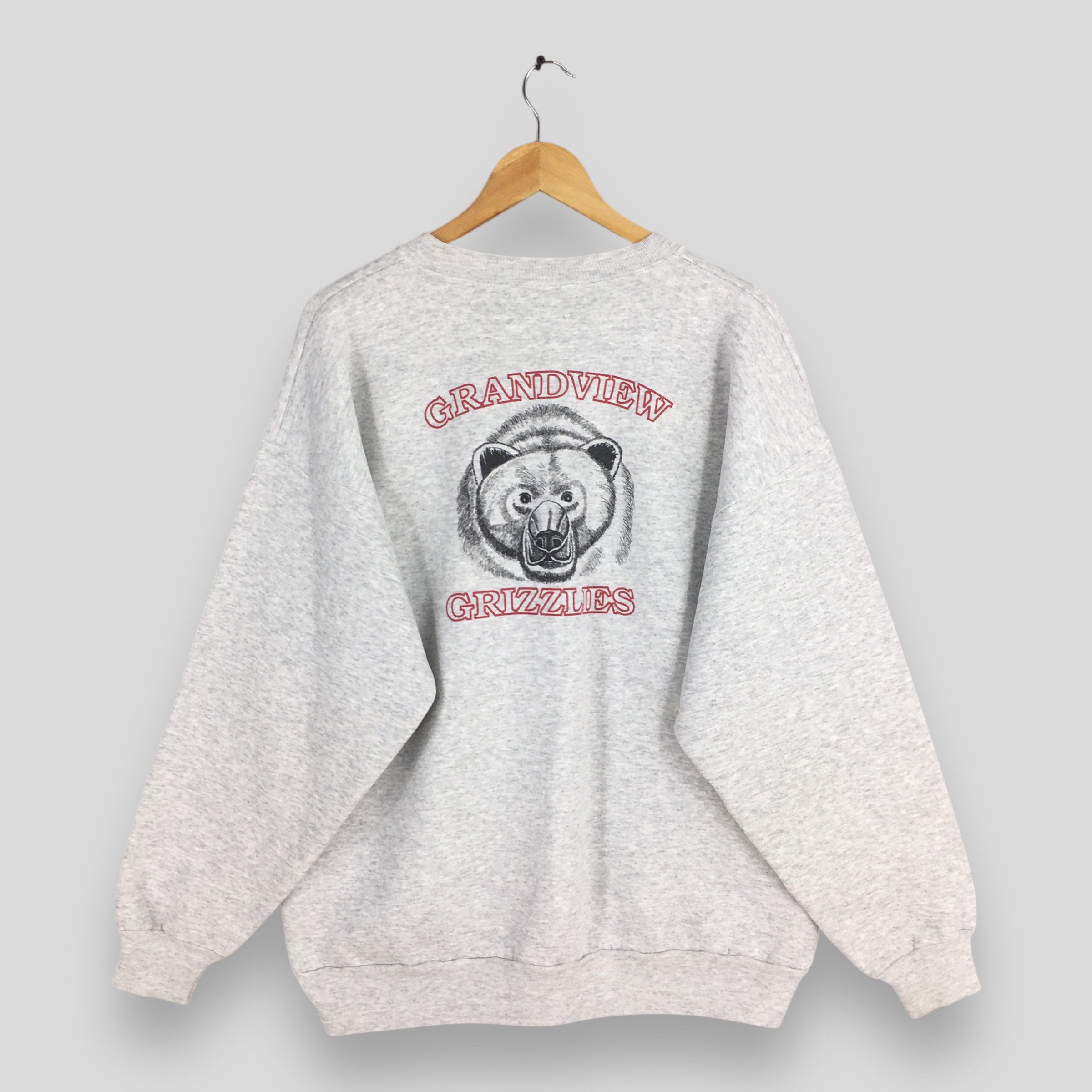 Habitat Vintage Grandview Grizzlies Gray Sweatshirt XLarge Size US XL / EU 56 / 4 - 1 Thumbnail