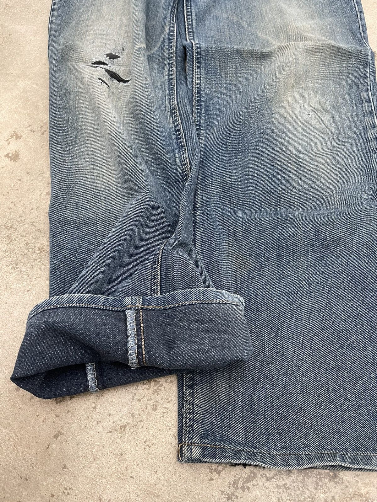 Lee Vintage Lee Riders Distressed Denim Size US 30 / EU 46 - 13 Thumbnail