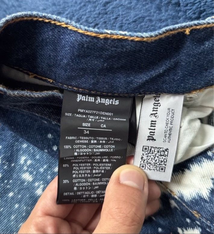 Palm Angels Palm Angels Galaxy Dye Slim Fit Jeans Size US 34 / EU 50 - 8 Thumbnail