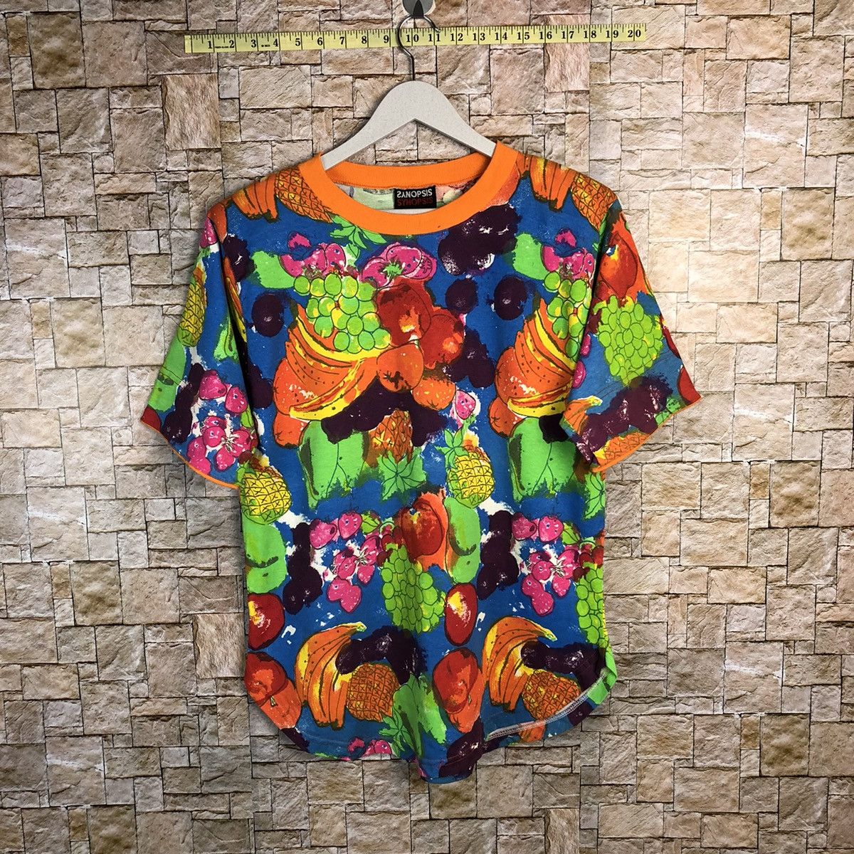 Japanese Brand Synopsis mix fruits T-Shirt #A281 Size US M / EU 48-50 / 2 - 1 Thumbnail
