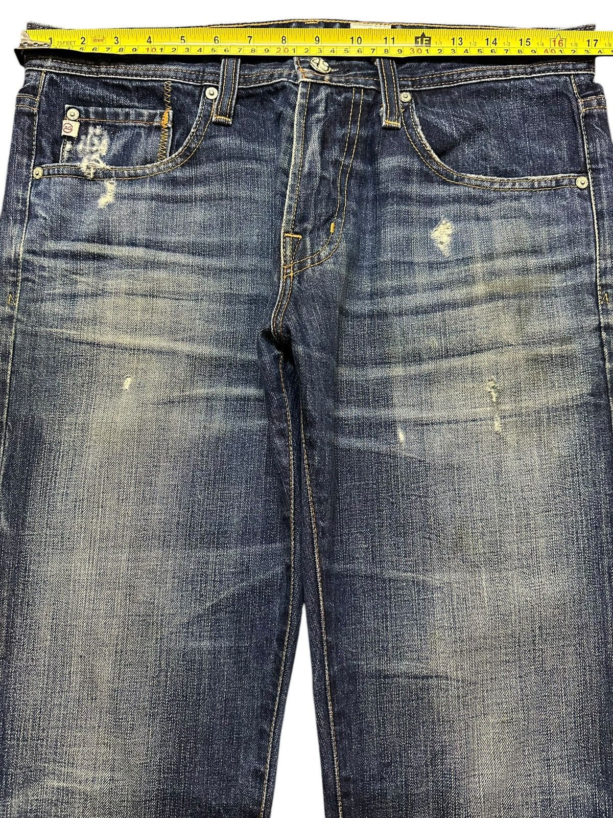 Vintage Adriano Goldschmied Blue Faded Wash Style Jeans