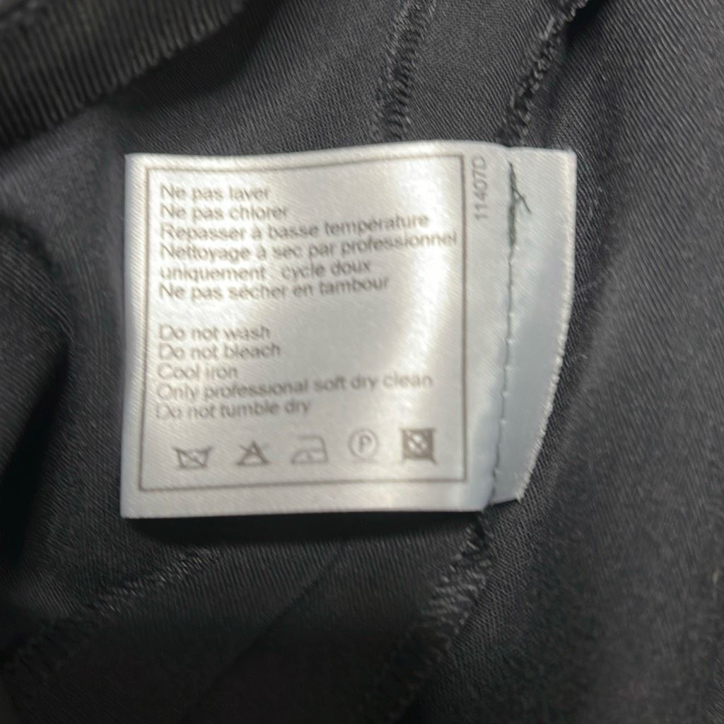 Chanel NWT Chanel Vintage Wool Black Straight Classic Pants 8 10 Size 28" / US 6 / IT 42 - 10 Thumbnail