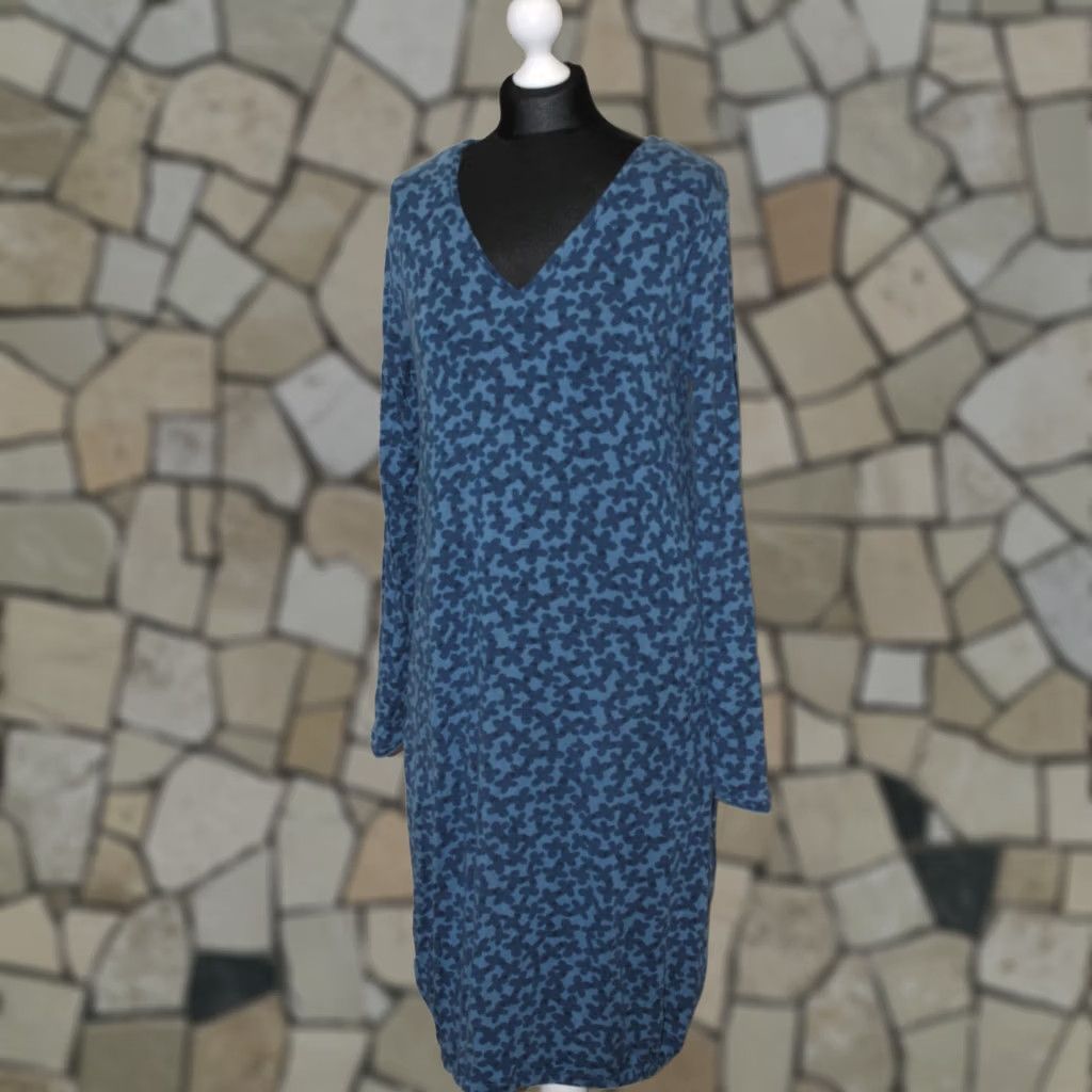 Vintage Gudrun Sjoden womens blue tencel dress Size M Size M / US 6-8 / IT 42-44 - 1 Thumbnail