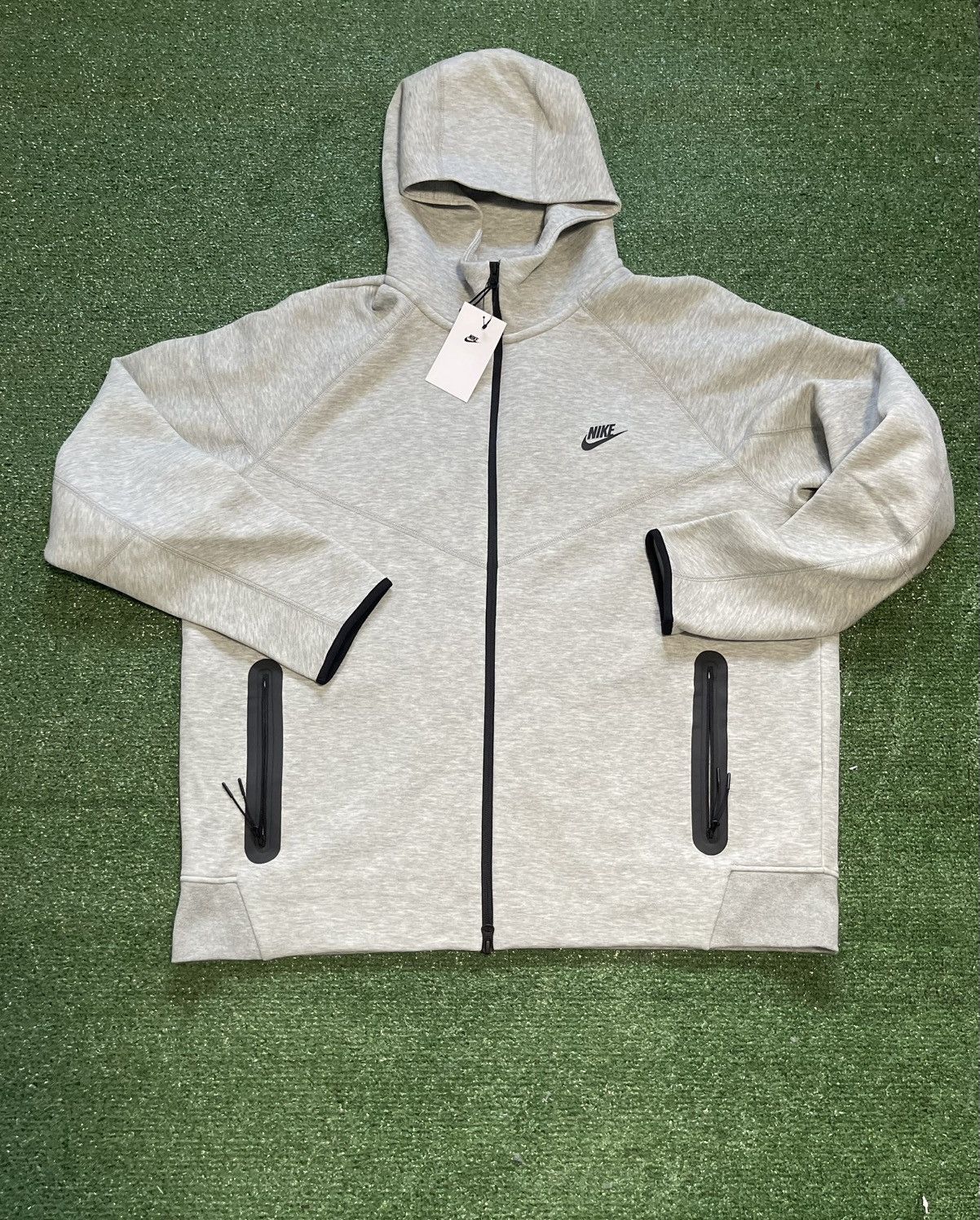 Nike Sportswear Tech Fleece Windrunner Heather Gray Hoodie