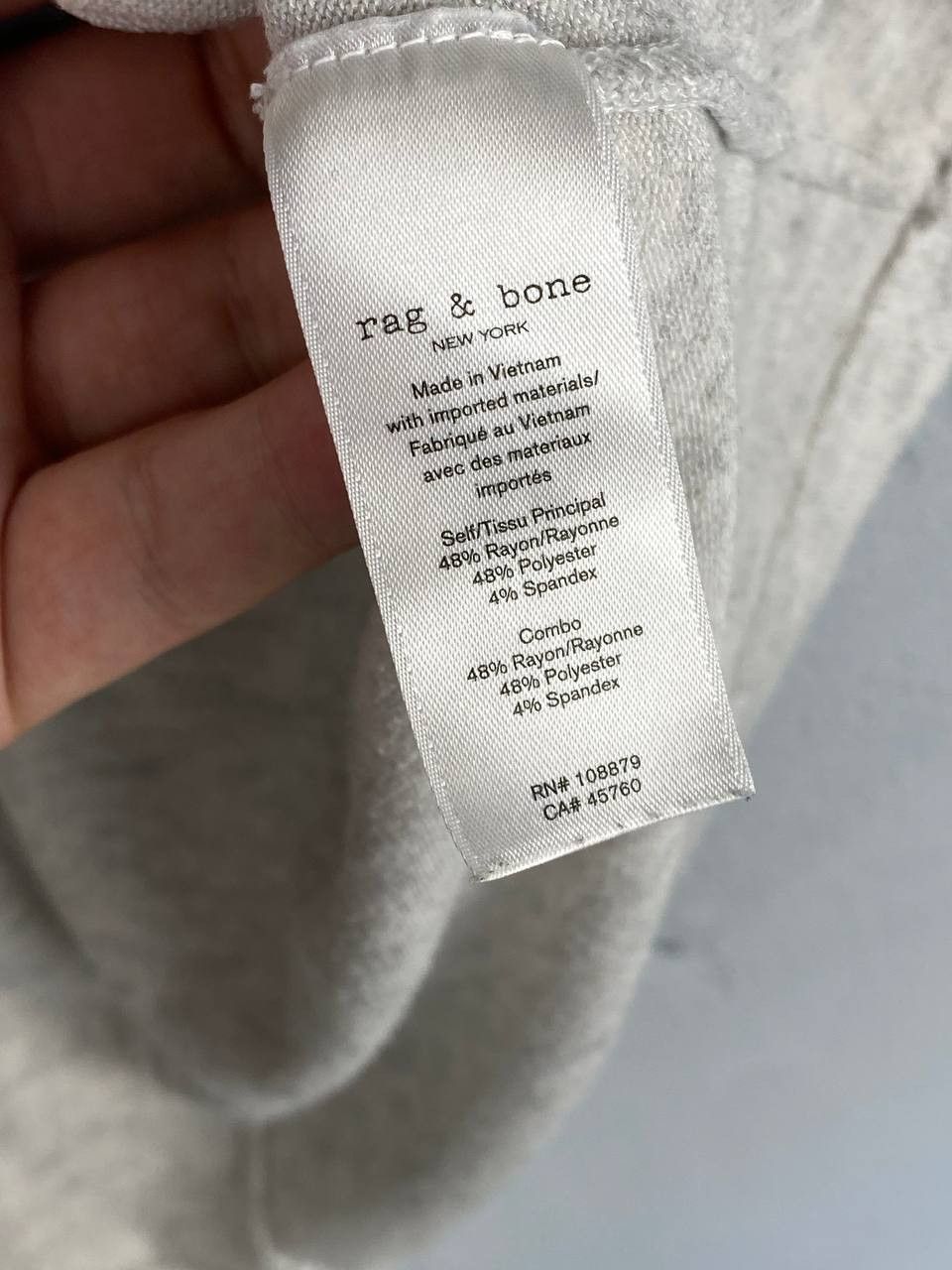 Rag & Bone Rag & Bone Grey V Neck Knitted T Shirt Size S / US 4 / IT 40 - 7 Thumbnail