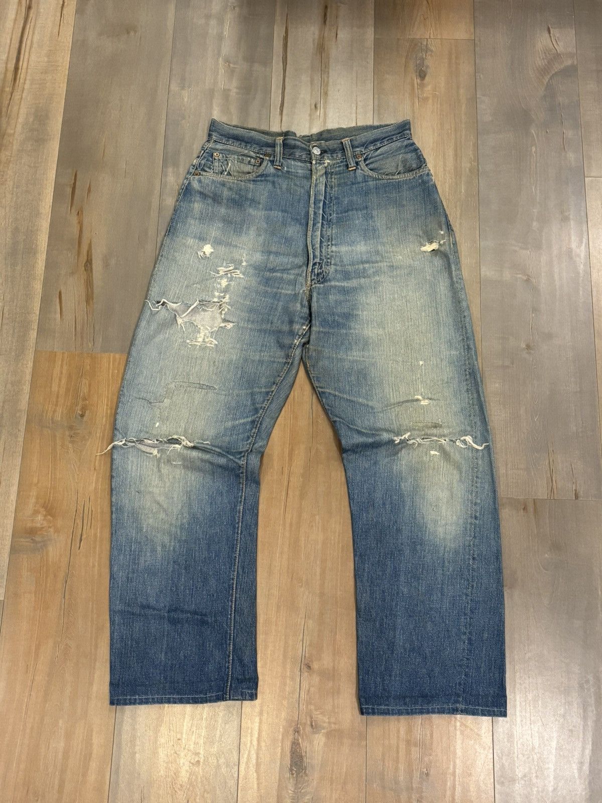 Levi's True Vintage 1950s Levis 701s Size 31" - 1 Thumbnail