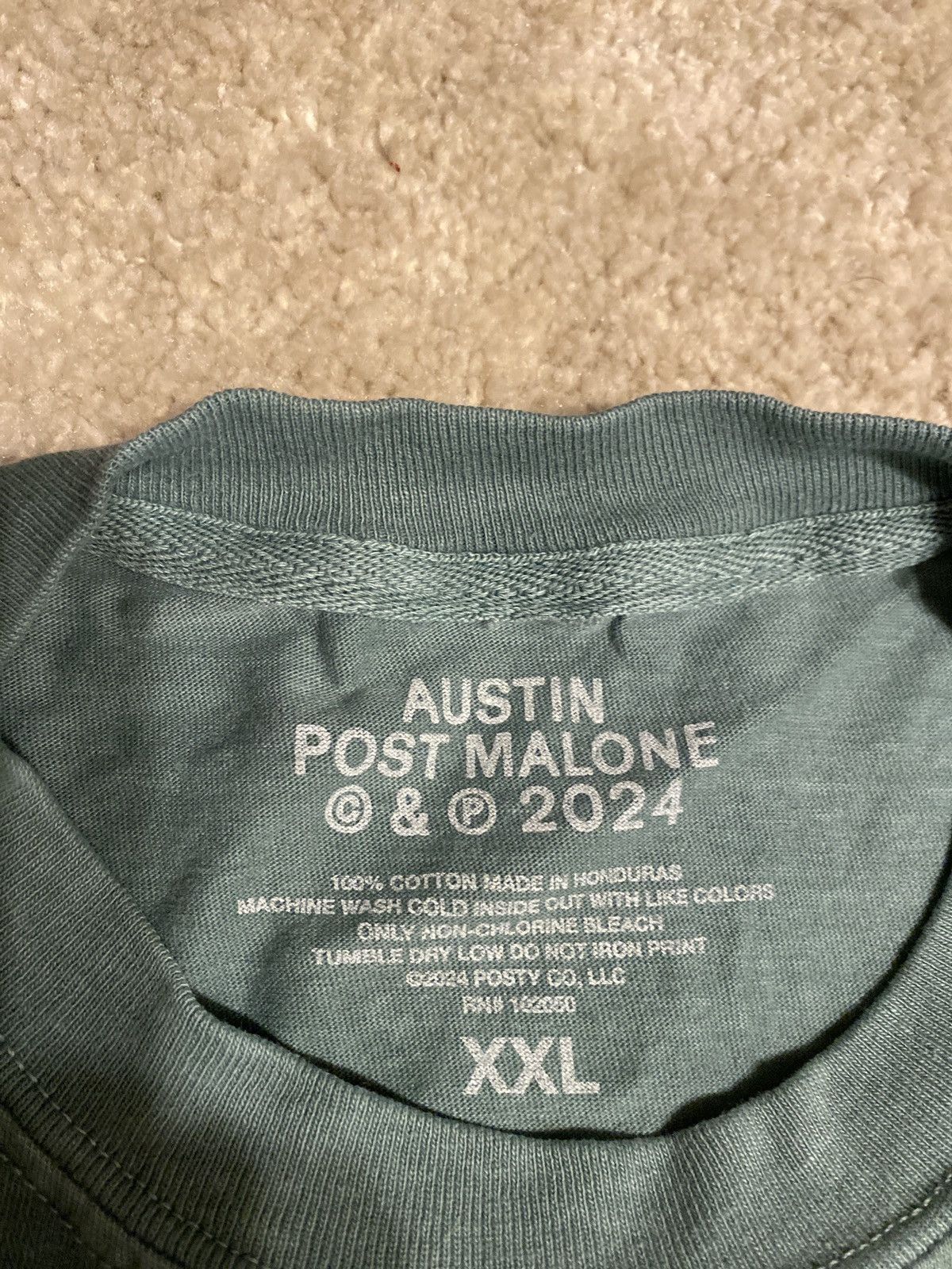 Rap Tees Post Malone Tour Tee Size US XXL / EU 58 / 5 - 2 Thumbnail